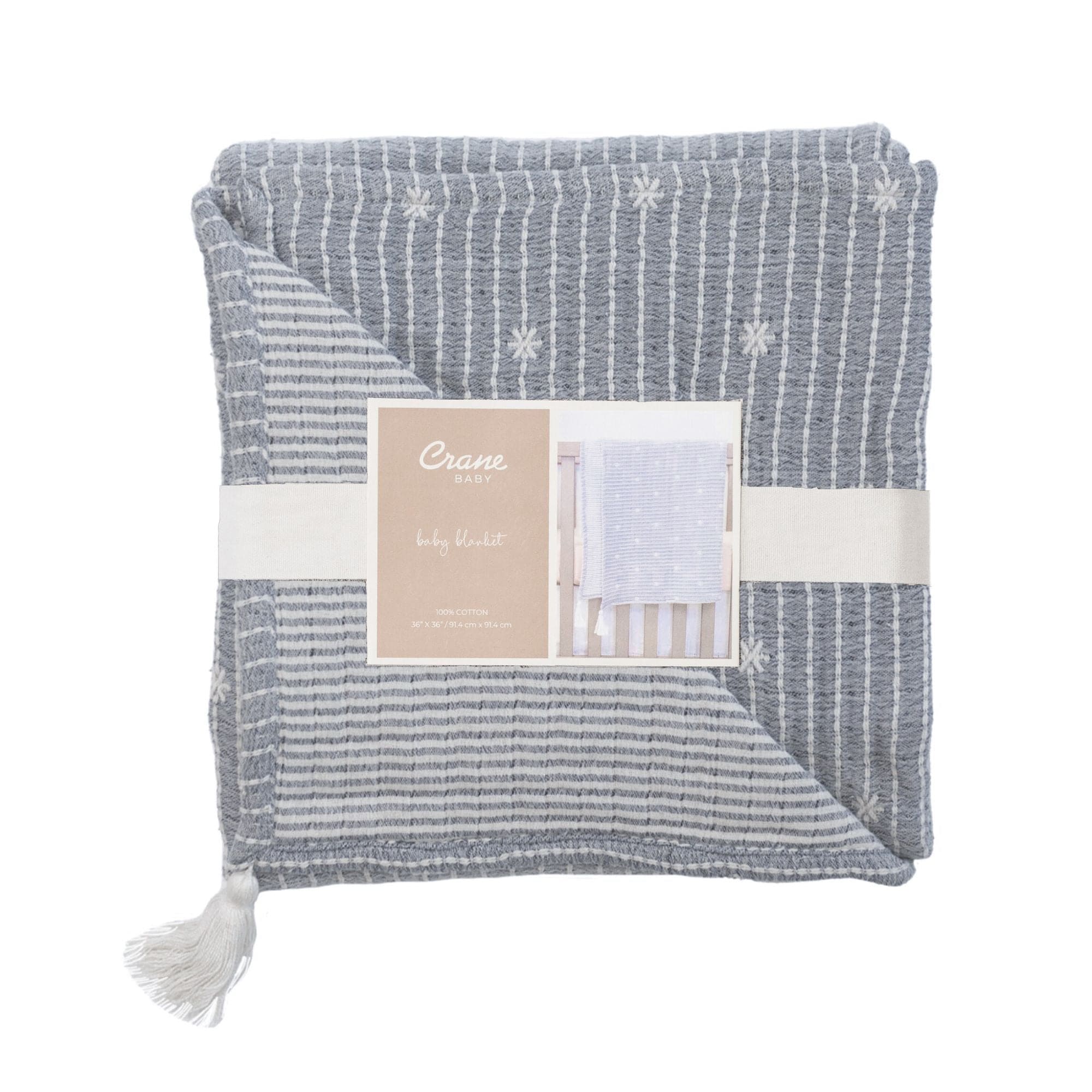 Luxury Jacquard Blanket - Soft & Warm Crane Design Throw - Perfect for Bed, Sofa & Gift Giving