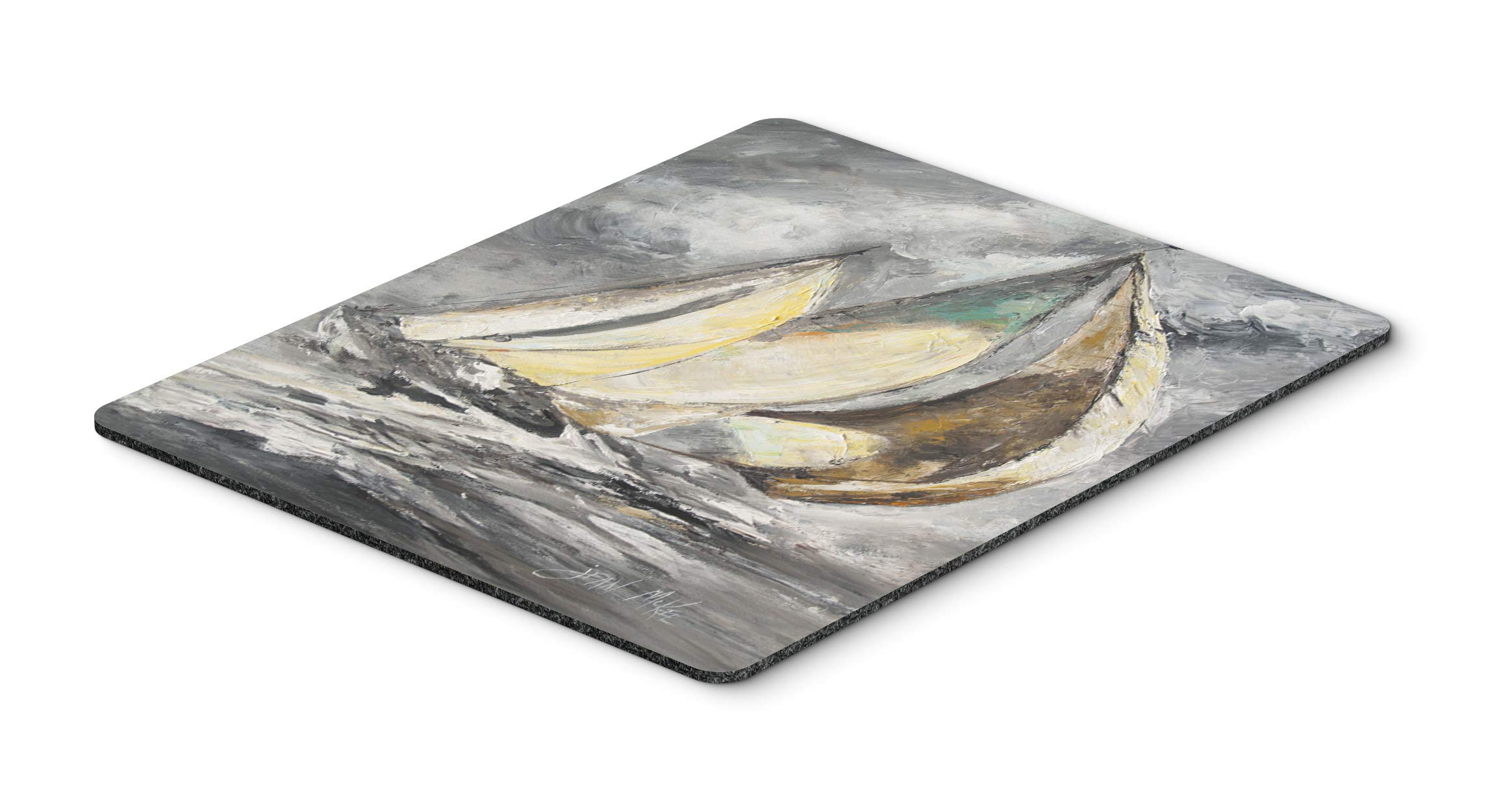 JMK1166MP Sailboat Design Mouse Pad - Large Washable Non-Slip Mouse Mat for Computer, Laptop, Gaming & Office Use - Perfect Home Office Accessory & Kitchen Hot Pad Trivet