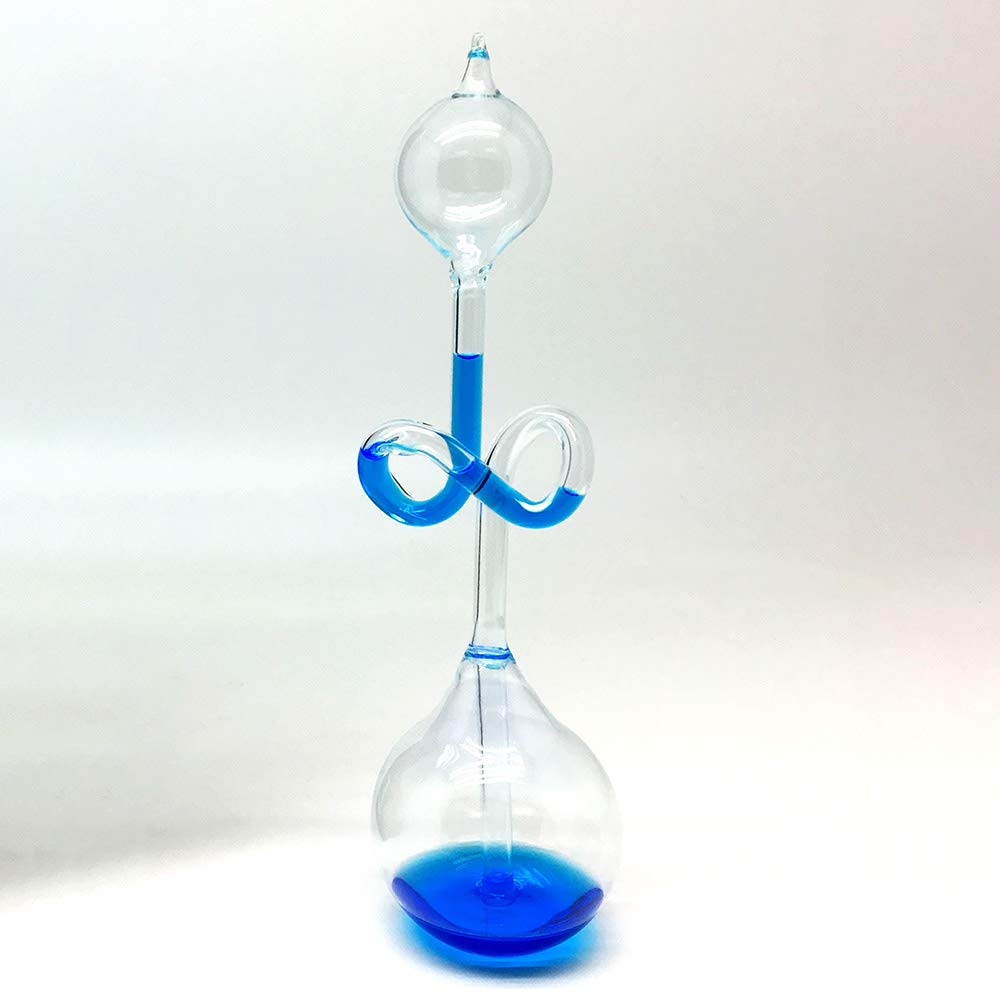 Westminster Hand Boilers - Blue Glass Science Toy for Kids & Adults | Fun Desk Decor & Stress Relief Gift for Office, Home, Classroom