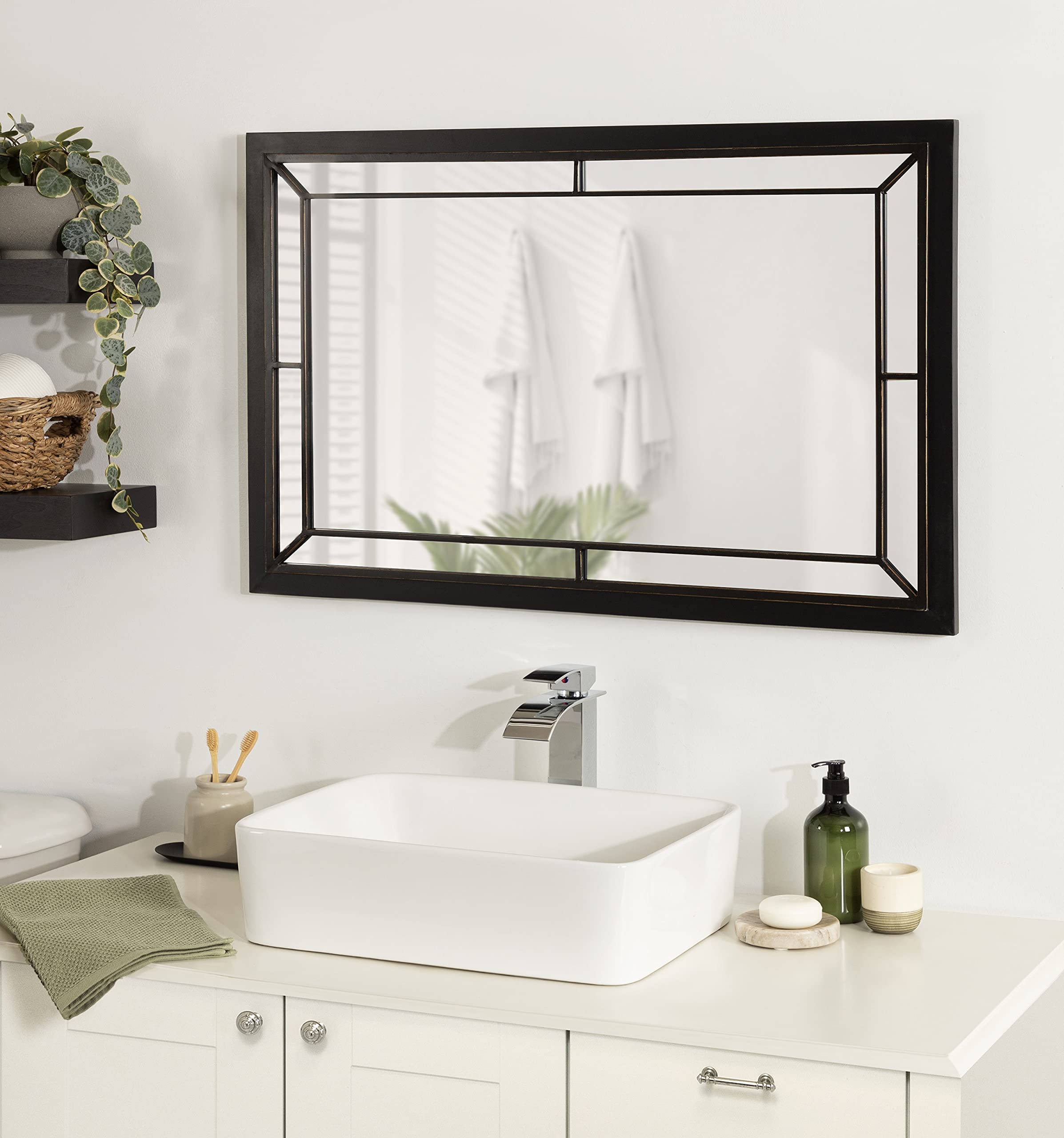 Kate and Laurel Audubon Farmhouse Wall Mirror - 24