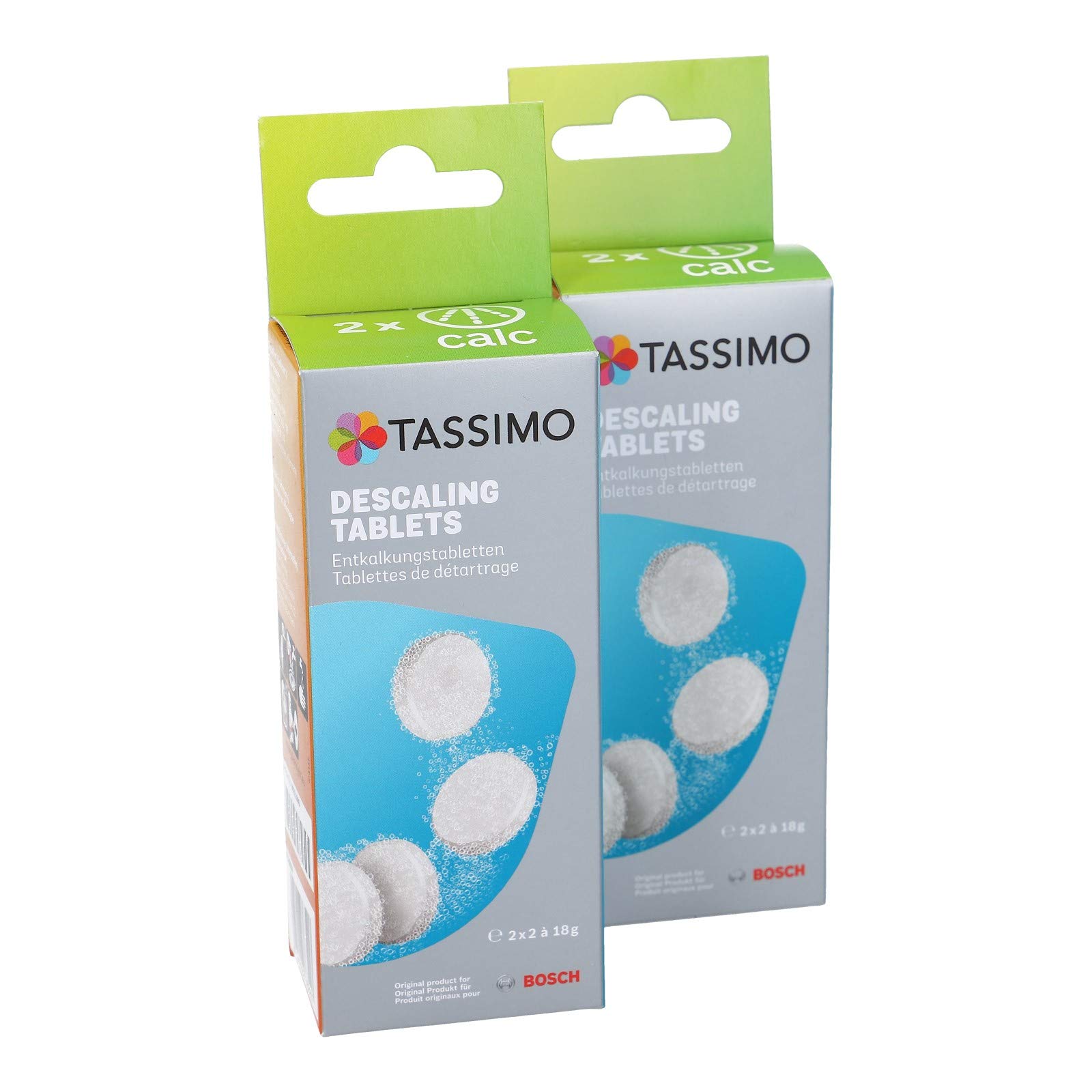 2-Pack Tassimo Bosch Coffee Machine & Espresso Maker Descaling Tablets - Remove Limescale & Calcium Buildup - Compatible with T20, T40, T45, T55 Models - Perfect for Home & Office Coffee Machines