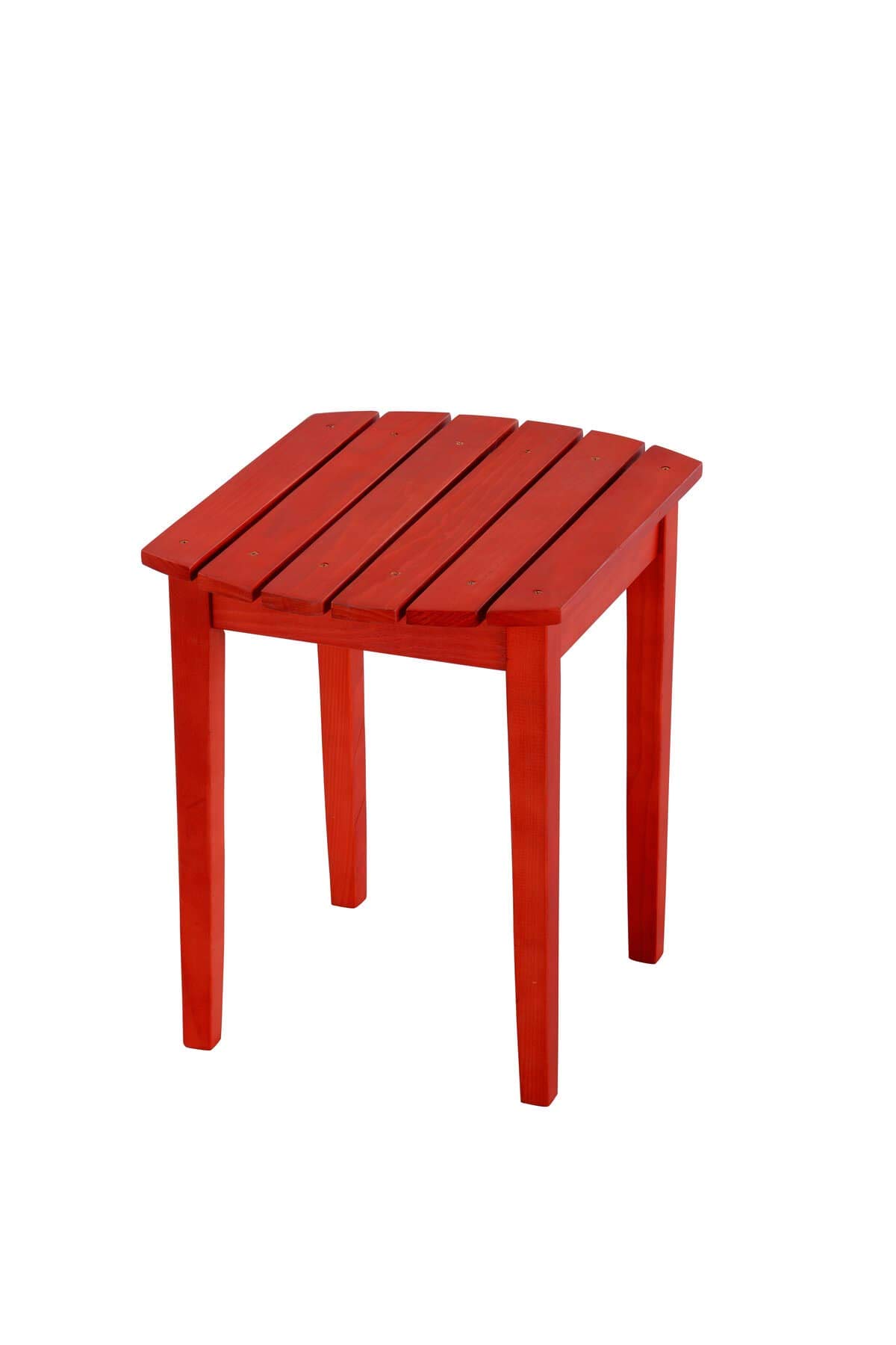 Premium W Home Adirondack Chair Bistro Set - Heavy Duty Outdoor Patio Furniture - Standard Size in Classic Red - Perfect for Backyard, Garden, Poolside & Deck Relaxation