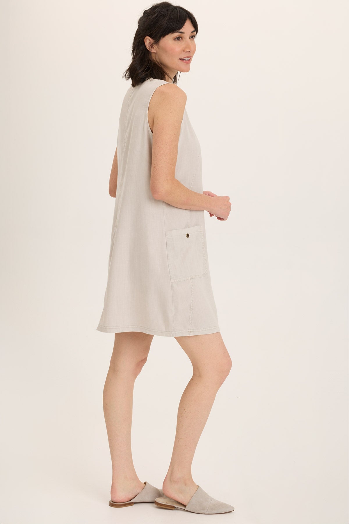 Ashmon Women's Twill A-Line Mini Shift Dress - Casual Summer Dress for Work, Party & Everyday Wear