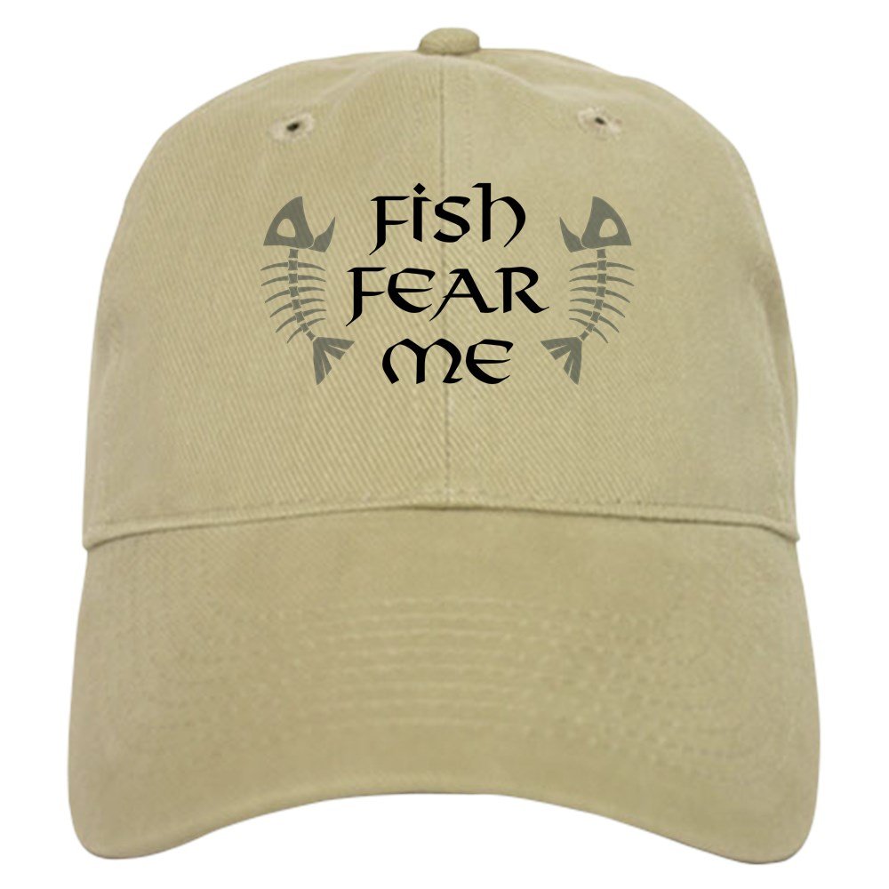 Fish Fear Me Baseball Cap - Funny Fishing Hat for Anglers