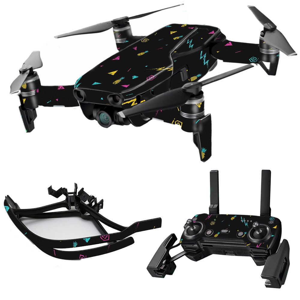 DJI Mavic Pro Skin Wrap - Magic Pineapple Design | Premium Vinyl Decal Cover | Protective & Durable | Easy to Apply & Remove | Made in USA | Perfect for Outdoor Drone Photography & Travel Adventures