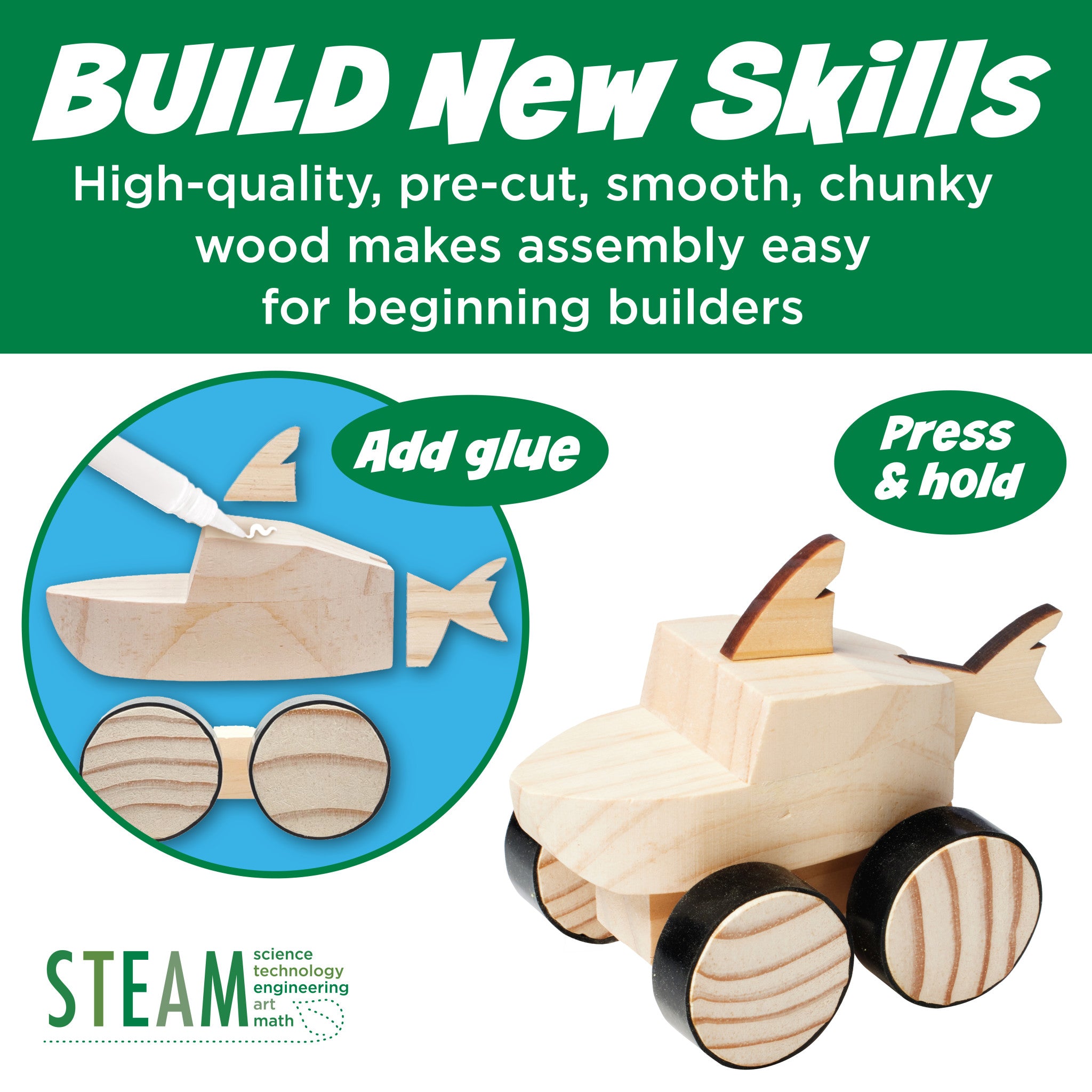 Buildeez!™ Monster Shark Chomper Toy - Dinosaur & Shark Building Set for Kids - STEM Educational Construction Kit for Creative Play - Perfect for Birthday Gifts & Indoor Activities #6458000