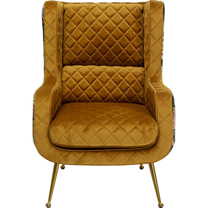 Comfortable Armchair Nonna Jungle - Cozy Modern Lounge Chair for Living Room, Bedroom, or Office - Perfect for Relaxing, Reading, and Decor