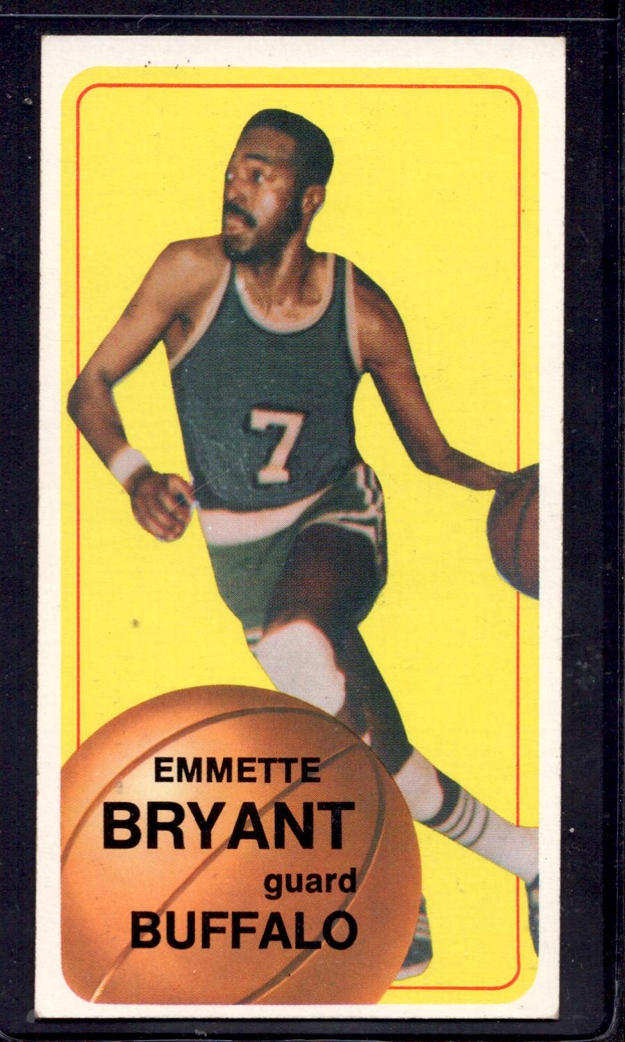 1970-71 Topps #116 Emmette Bryant Buffalo Braves Basketball Card - Vintage NBA Collectible for Fans & Investors | Perfect for Display, Trading & Memorabilia Collections