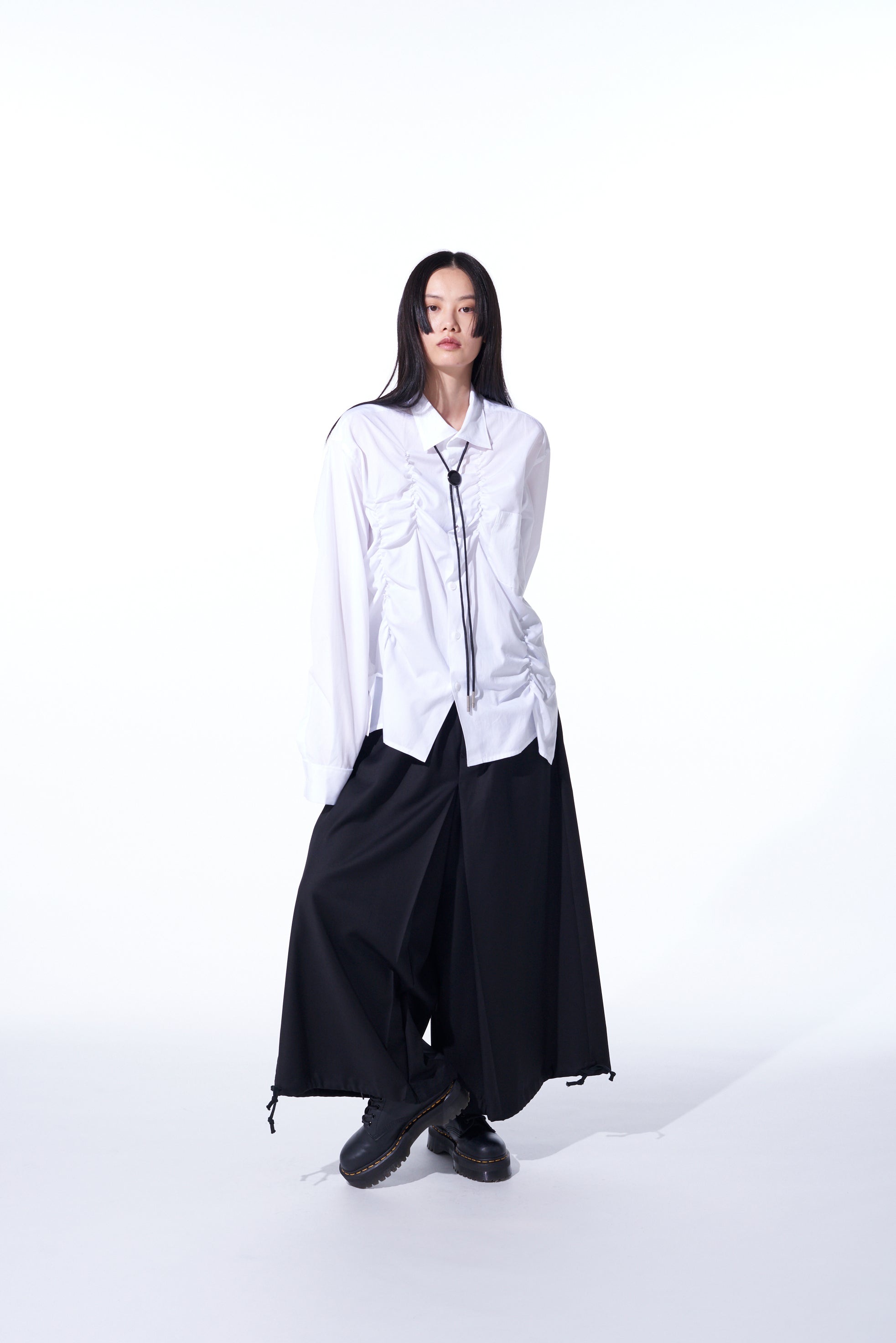 Cotton Broadcloth Shirring Design Shirt for Women | Comfortable & Stylish Blouse for Casual Wear, Office & Summer Outfits