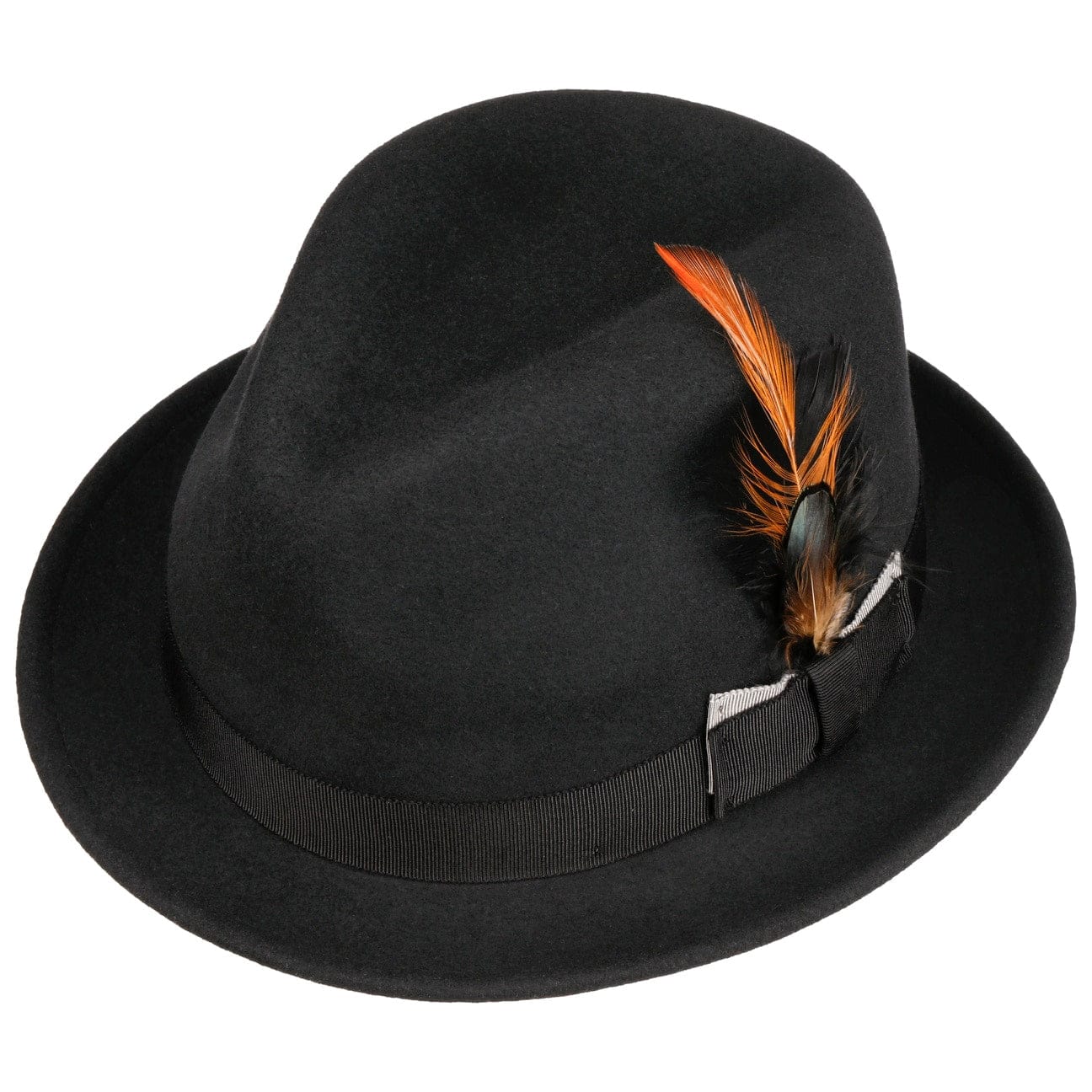 JJ Hats Player Lite Felt - Premium Wool Felt Fedora Hat for Men & Women | Perfect for Outdoor Activities, Casual Wear & Special Occasions