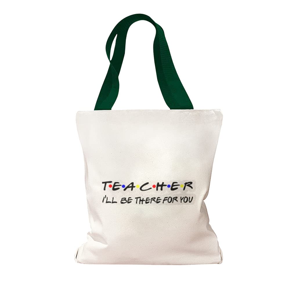 Eco-Friendly Canvas Tote Bag - Reusable Shopping Bag for Women | Perfect for Teachers, Back to School, Beach Trips & Daily Use | Durable & Stylish Carryall