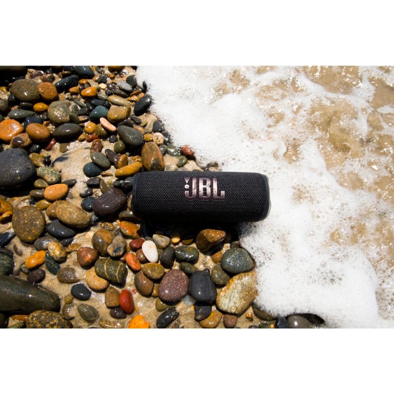 JBL FLIP 6 Portable Bluetooth Speaker - Wireless, Waterproof, Powerful Bass (Black) - Perfect for Outdoor Adventures, Pool Parties & Travel