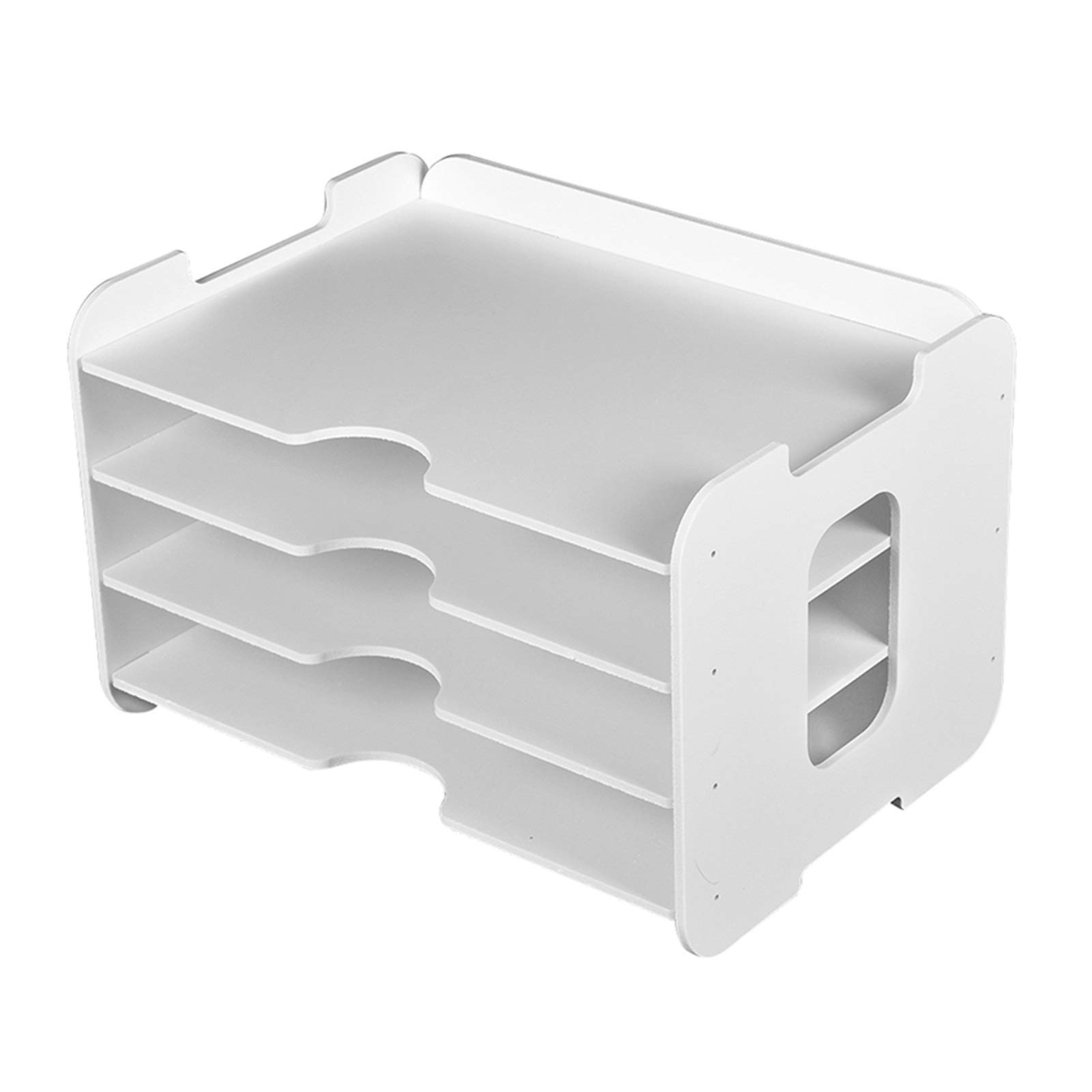 SHIJIE1701AA 3-Tier Desktop File Organizer - Letter Tray Holder for Paper, Files & Folders | Perfect for Office, Home & School Organization