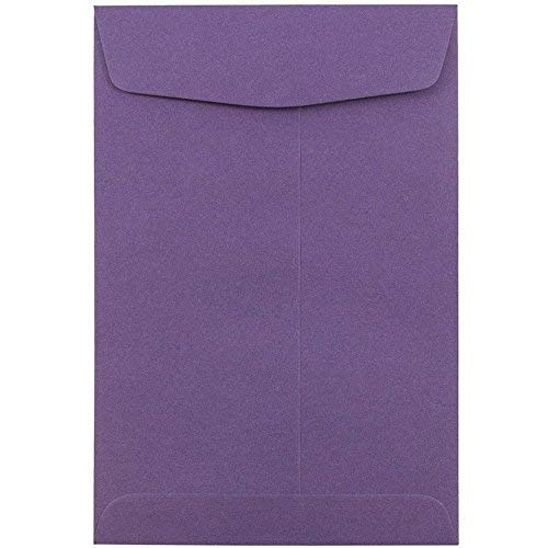 JAM PAPER 6 x 9 Open End Catalog Premium Envelopes - Dark Purple - Bulk 1000/Carton - Perfect for Business Mailings, Direct Marketing & Office Supplies