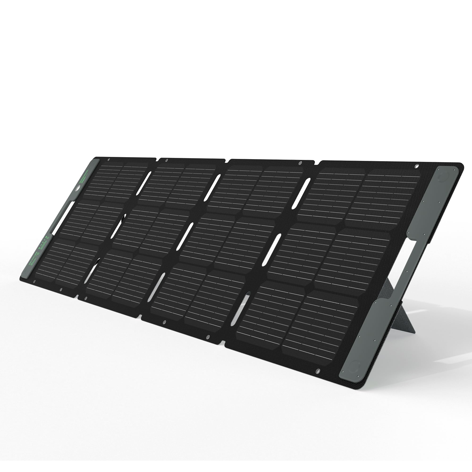120W Portable Solar Panel for 300-1500W Power Stations - Foldable Solar Charger with Adjustable Kickstand, A+ Monocrystalline PV Cells & IP67 Waterproof - Perfect for Camping, RV, Off-Grid Living & EV Charging