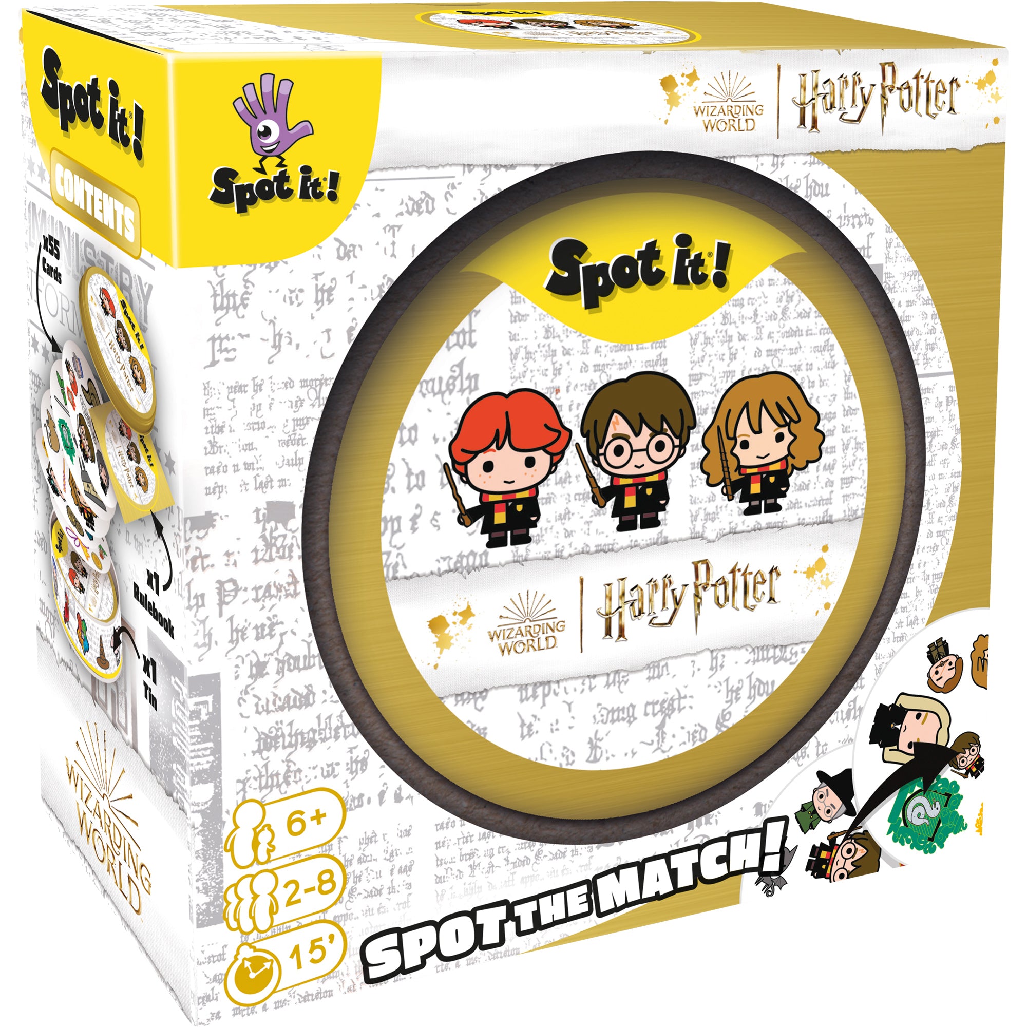 Harry Potter Spot It Card Game Eco-Friendly Sleeve - Protect Your Cards with This Durable, Reusable Sleeve for Game Nights and Travel