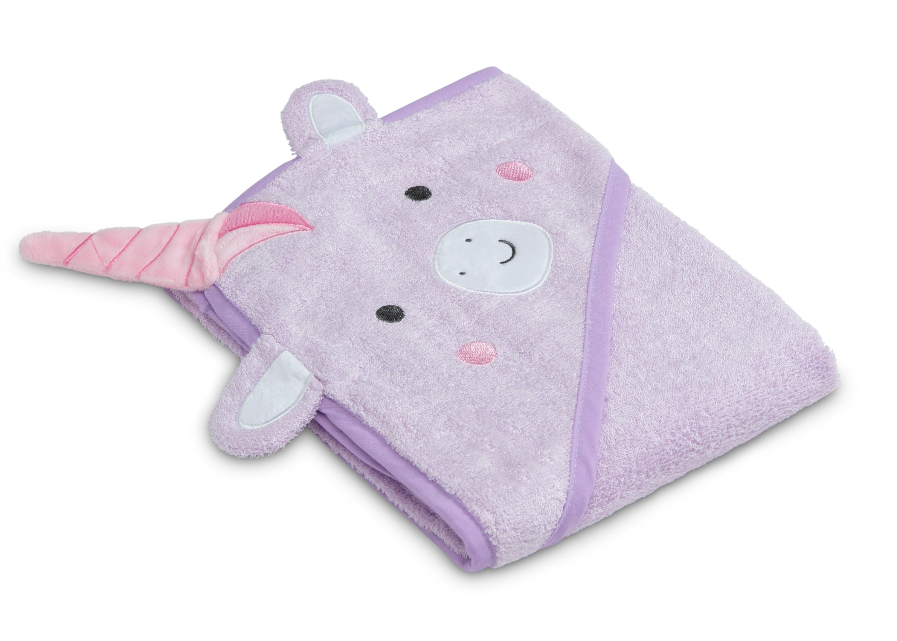 Soft Baby Hooded Bath Towel - 100% Cotton Absorbent & Gentle for Newborns - Perfect for Post-Bath Snuggles & Playtime