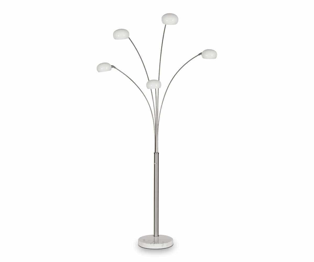 Modern Klippe Floor Lamp - Adjustable LED Standing Light for Living Room, Bedroom & Office - Warm White & Cool White Dimmable Lighting for Home Decor & Reading