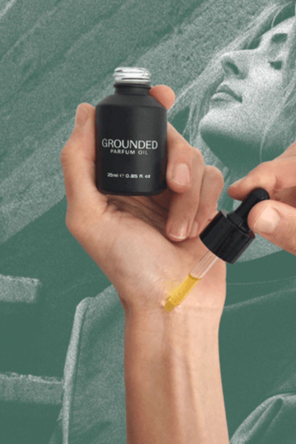 Grounded Essential Oil Dropper - Pure & Natural Perfume Oil for Aromatherapy, DIY Blends & Personal Fragrance