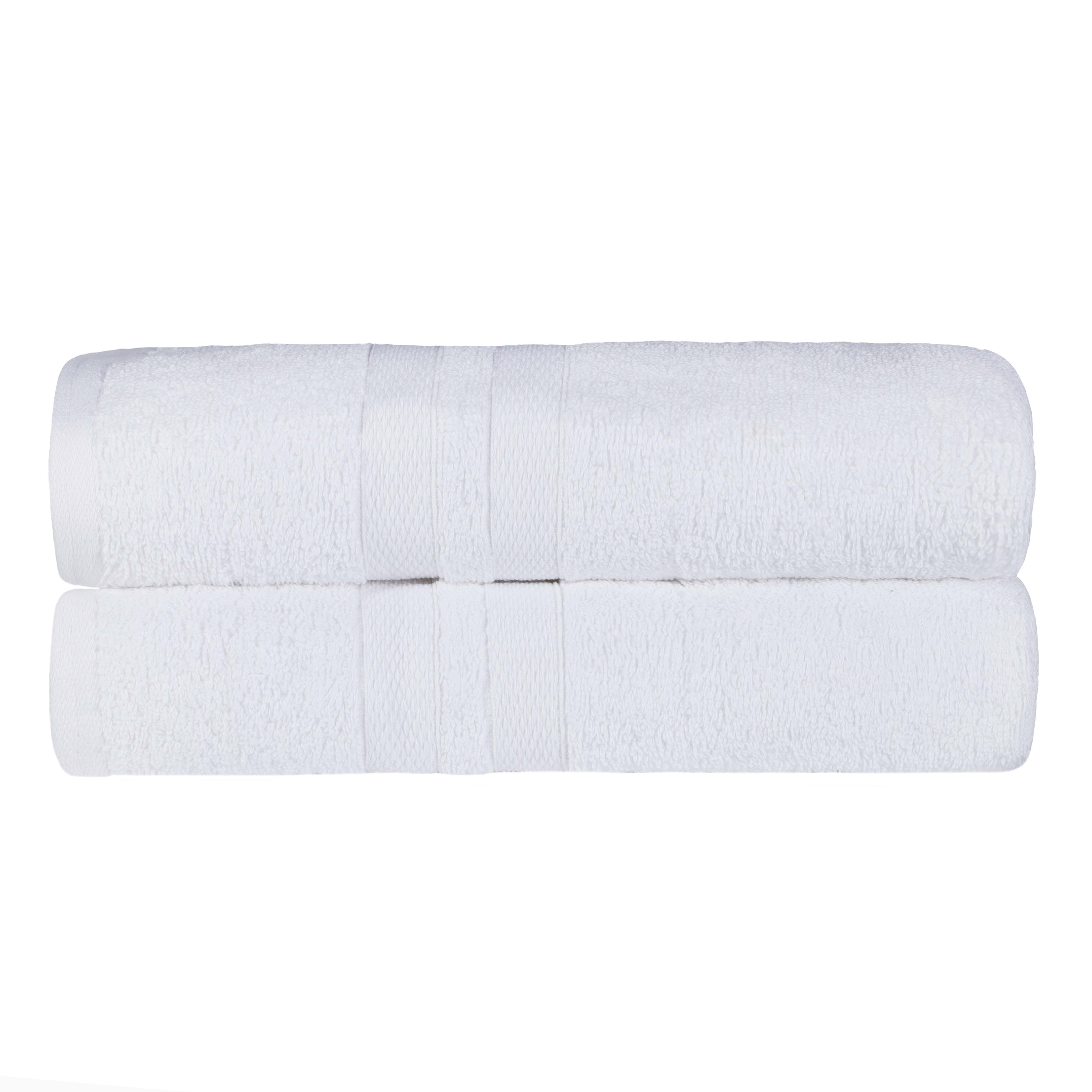 Ultra Soft Cotton Quick Dry Bath Towel Set of 2 - Absorbent & Plush for Spa, Pool & Gym - Luxury Bathroom Essentials