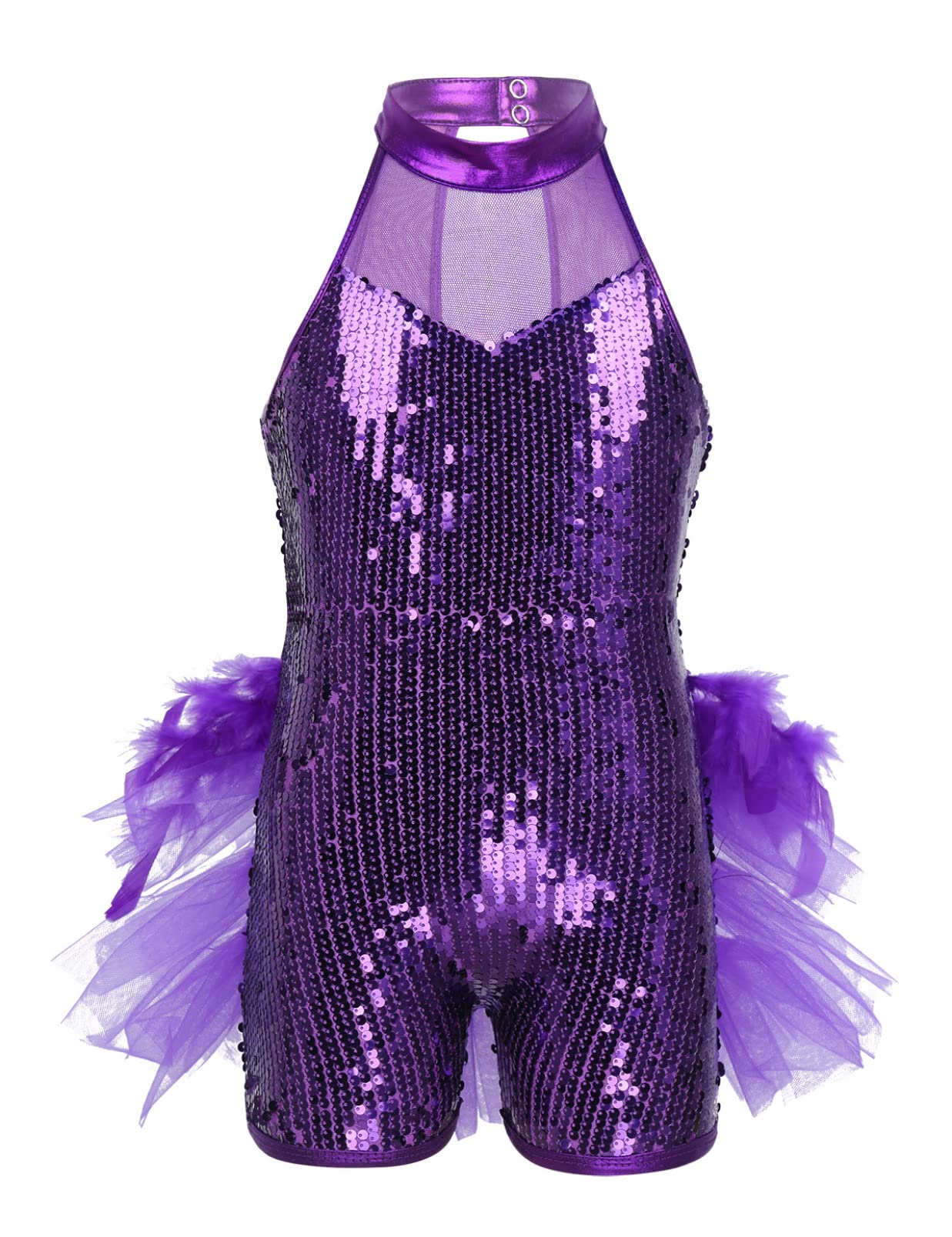 Sparkly Girls Ballet Leotard with Tutu - Kids Dance Costume for Ballet, Jazz, Latin & Street Performance - Perfect for Recitals, Competitions & Dance Classes
