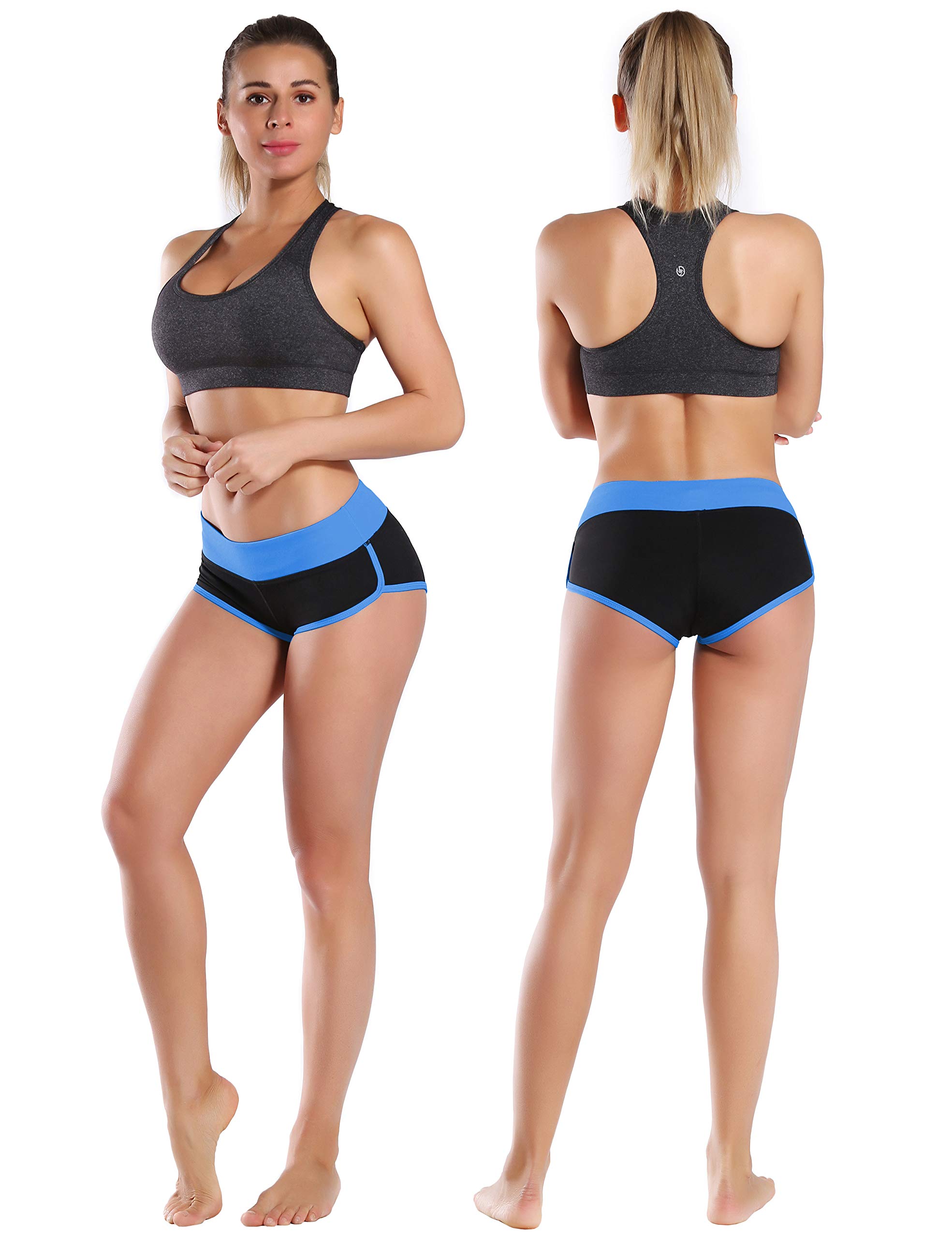 BUBBLELIME Women's Sexy Booty Yoga Shorts XS-XXL - High Waisted Tummy Control Workout Running Fitness Activewear with Moisture Wicking & UPF30+ Protection - Perfect for Yoga, Gym, Running and Summer Outdoor Activities
