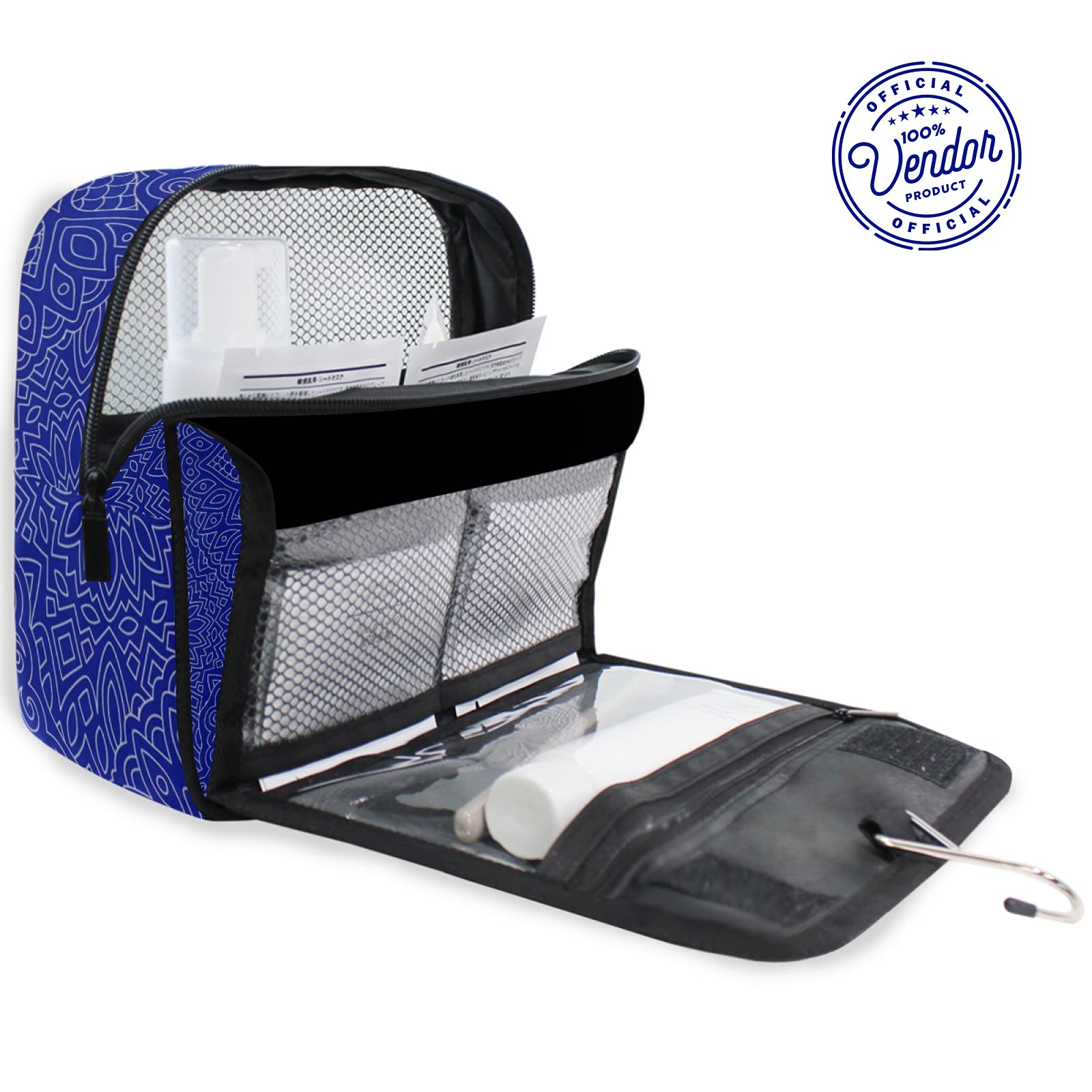 Zeta Phi Beta Sorority Toiletry Travel Bag Organizer - Official Vendor BBGreek - Perfect for College, Greek Events & Travel Accessories