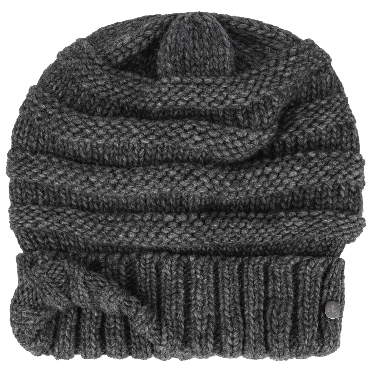 Lierys Long Beanie Knit Hat for Men & Women - Winter Warm Stretchy Slouchy Beanie - Cozy Soft Ribbed Knit Cap for Cold Weather - Perfect for Skiing, Hiking, and Outdoor Activities