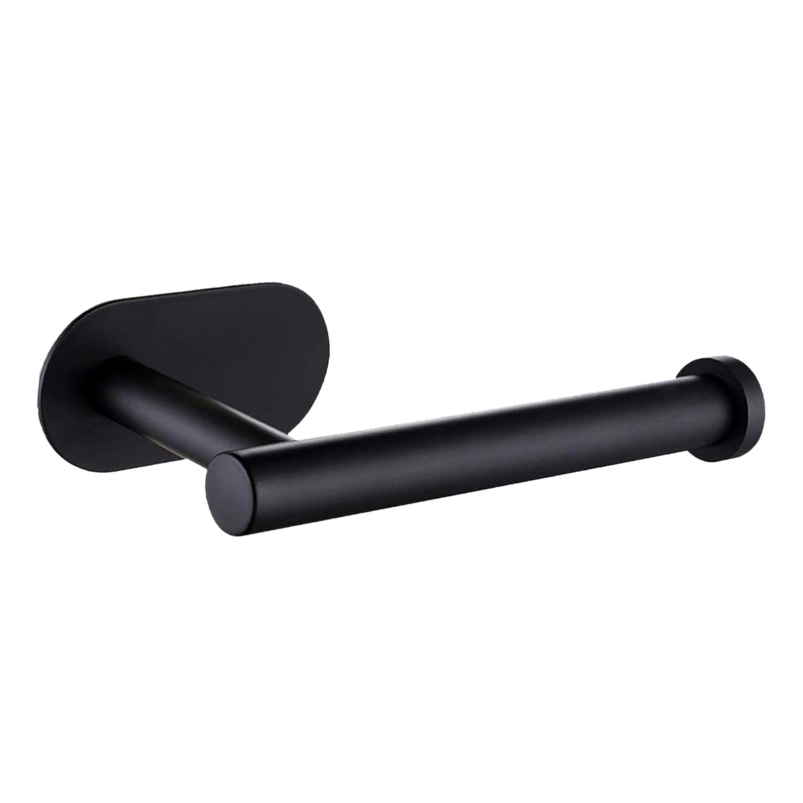 SM SunniMix Stainless Steel Toilet Paper Holder - Wall Mounted Bathroom Tissue Dispenser for Toilet, Washroom & Kitchen - Durable & Stylish Black Design - Perfect for Home, Office & RV Use