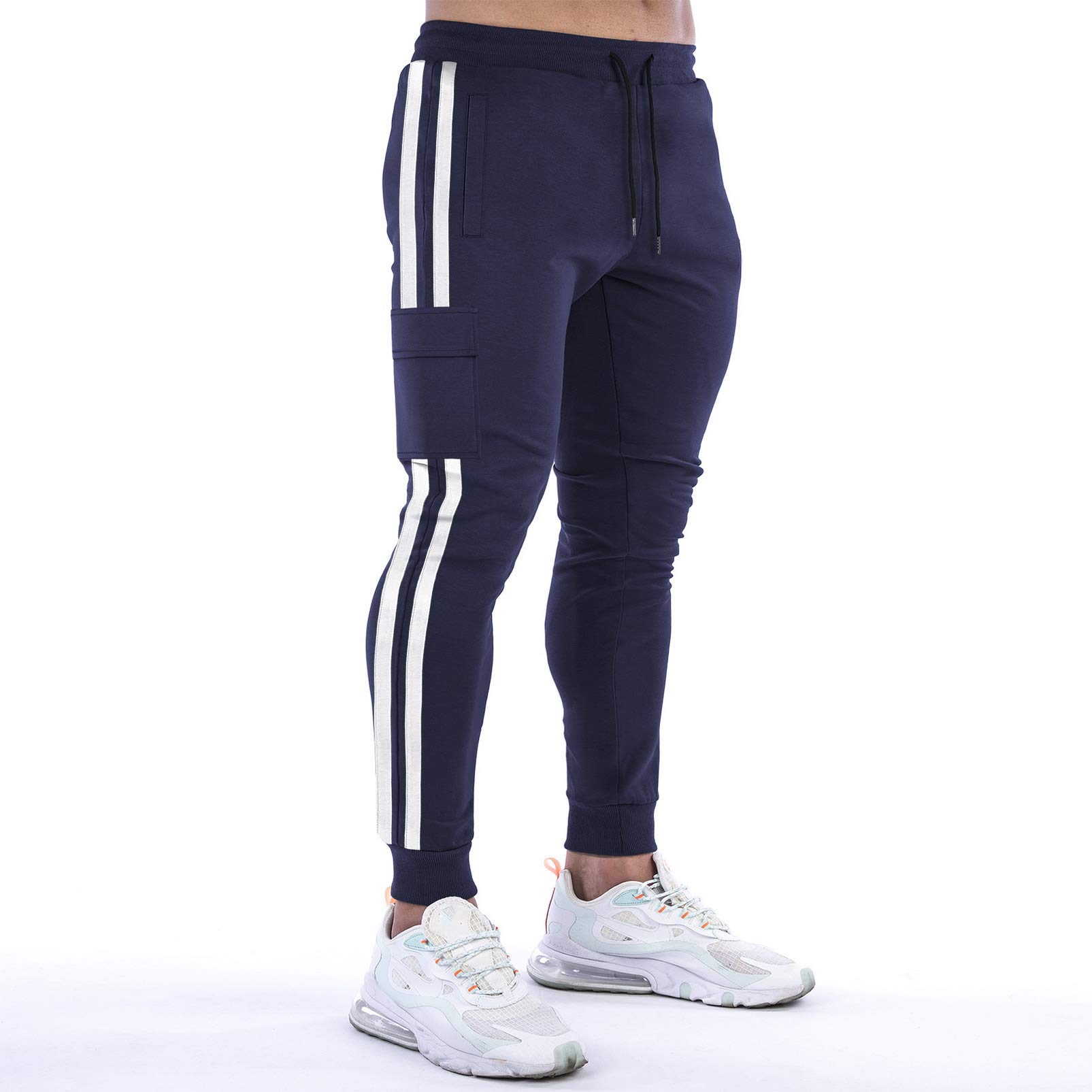 DIOTSR Men's Workout Jogger Pants - Slim Fit Running Sweatpants with Pockets | Gym, Training & Casual Wear