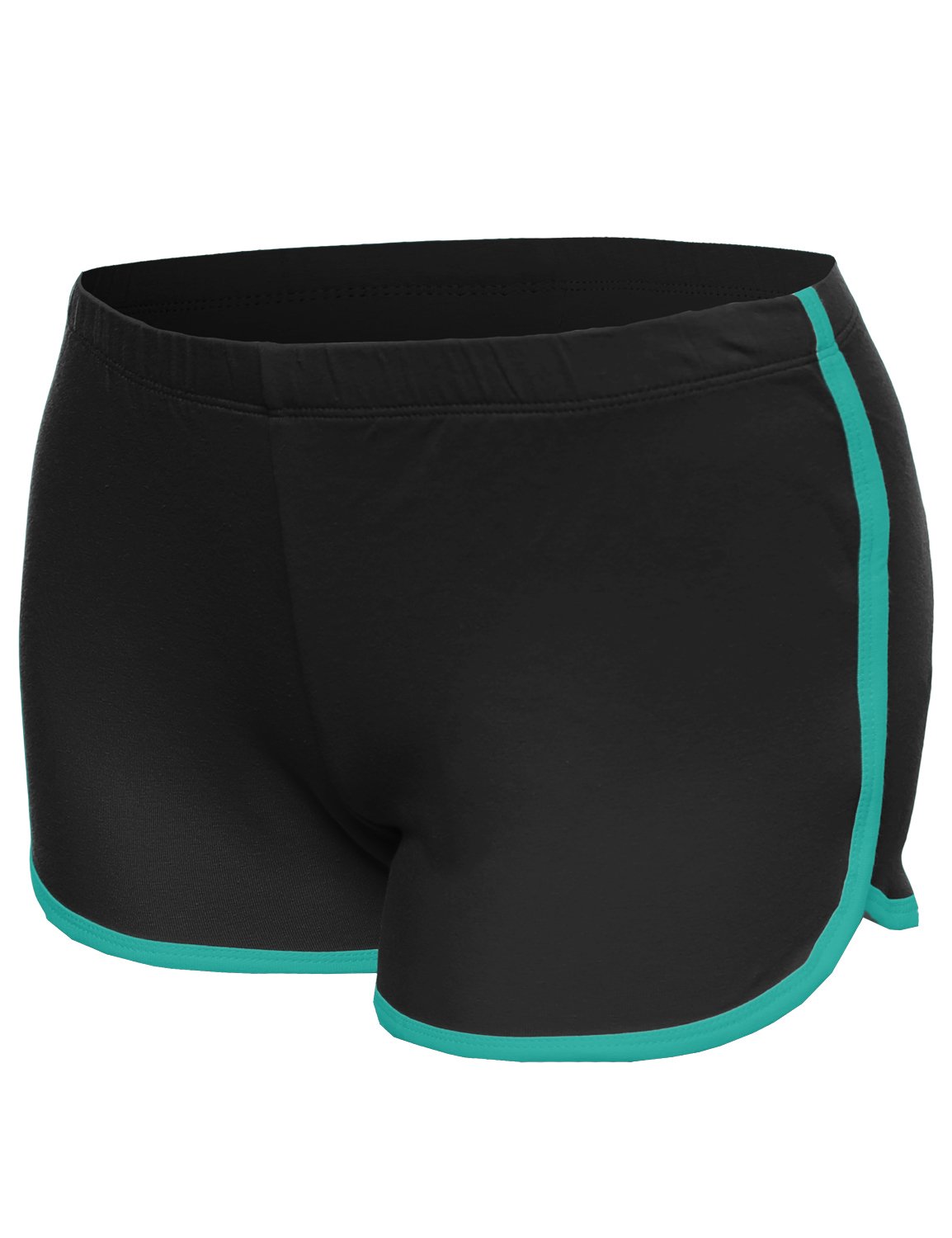 Emma Women's Stretchy Elastic Waist Casual Sweat Shorts - Lightweight Comfortable Lounge Shorts for Yoga, Running, Travel & Home Wear