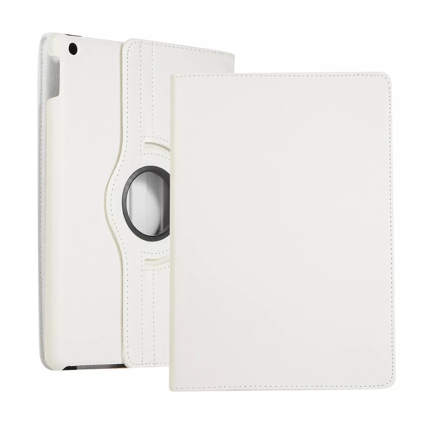 360° Rotating Genuine Leather Smart Case Cover for iPad Air 4th Generation (10.9 Inch) - Premium White Protective Stand Cover | Perfect for Work, Travel & Home Use