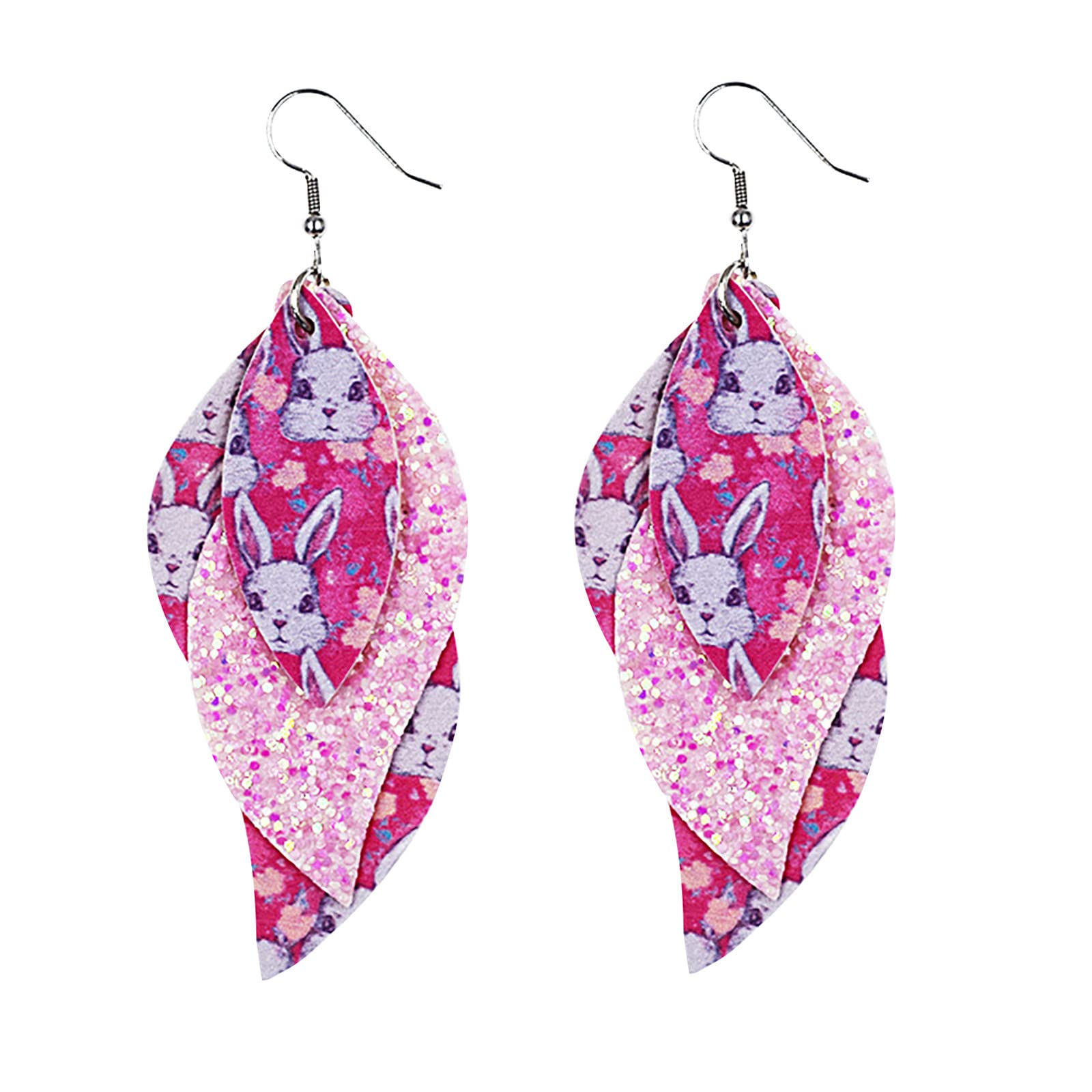 Modaworld Easter Stud Earrings for Women - Trendy Creative Dangling Earrings for Easter Celebration | Perfect for Easter Parties, Church Events & Spring Fashion
