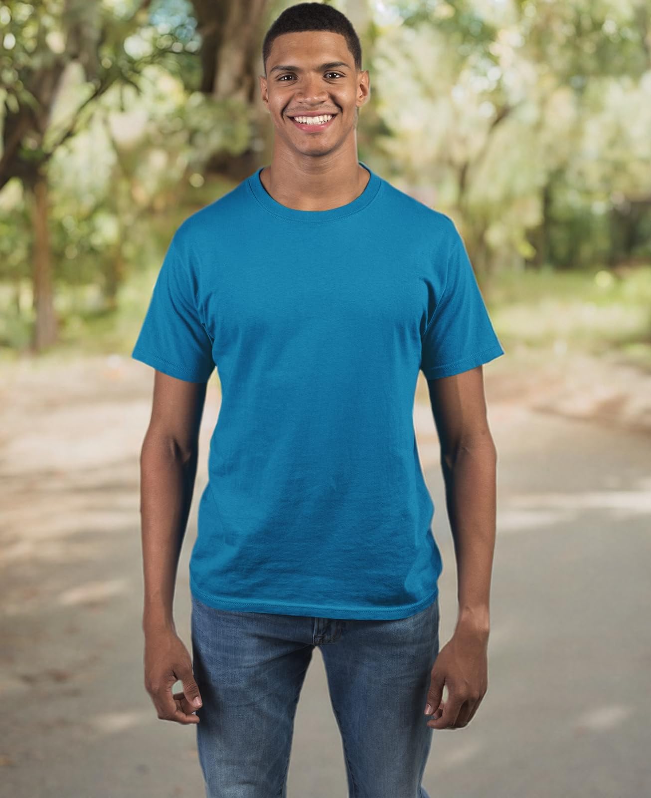 Big and Tall Men's Moisture-Wicking Athletic T-Shirt - Breathable Quick-Dry Workout Shirt for Gym, Running & Outdoor Activities
