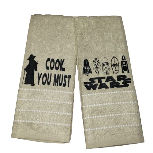 Star Wars Storm Trooper Jedi Darth Vader Themed Kitchen & Bath Towels - Soft Absorbent Cotton for Home Decor, Gift & Fan Collection