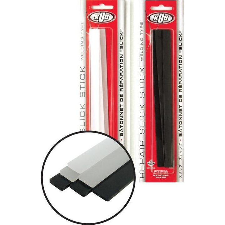 KUU Slick Stick 3-Piece Ptex Waxing Kit for Snowboards & Skis - Perfect for Edge Maintenance and Base Glide Enhancement on Powder Days