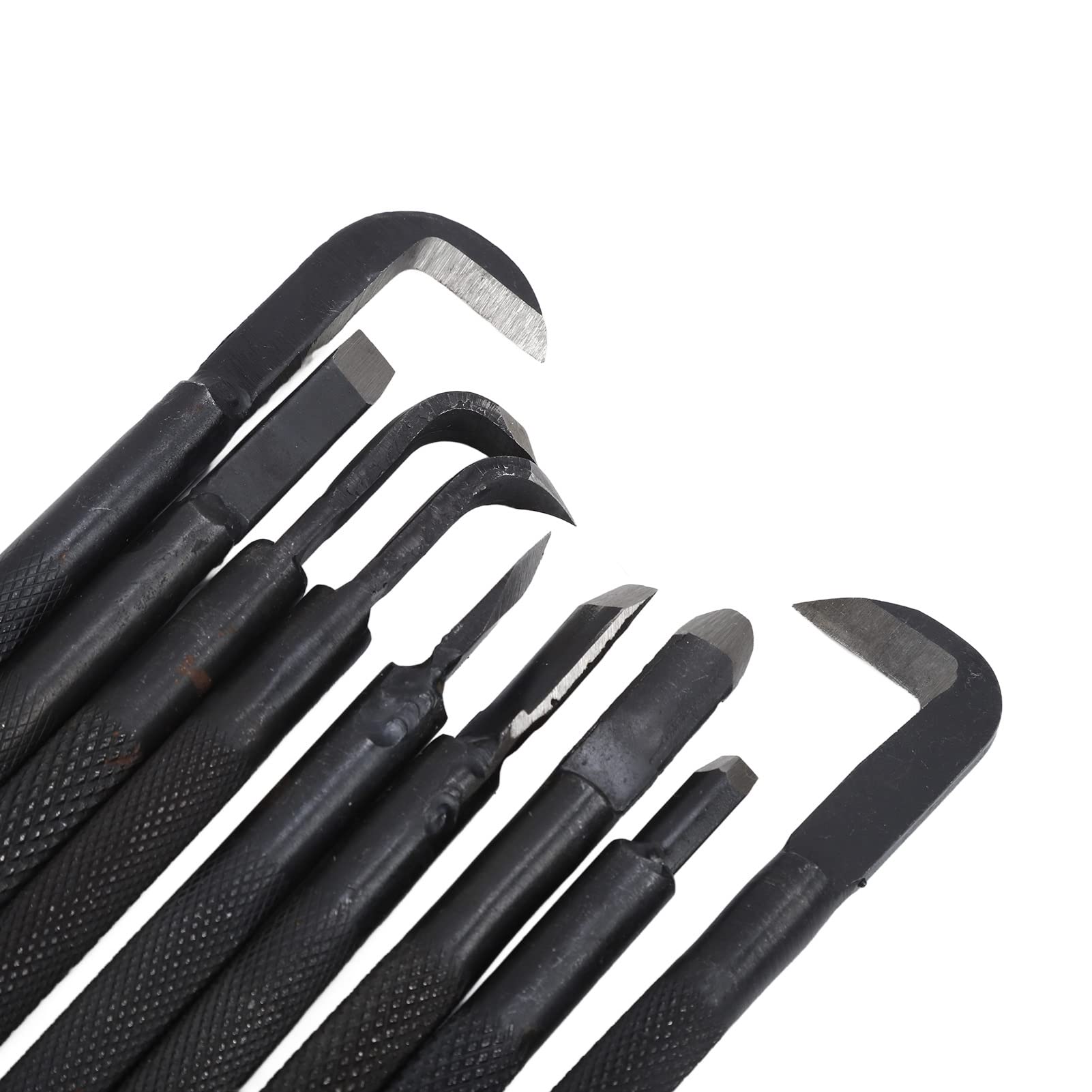 **9-Piece Wood Carving Tool Set - Manganese Steel Drawing Knife, Scraping & Pruning Tools for Gardening, Bonsai & Woodworking - Perfect for DIY Wood Carving, Garden Maintenance & Concave Shaping**