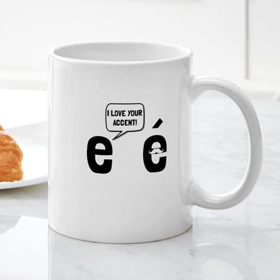 Love Accent Mug - 11 oz (325 ml) Ceramic Coffee Cup for Couples | Perfect for Valentine's Day Gifts, Anniversaries & Romantic Breakfast in Bed