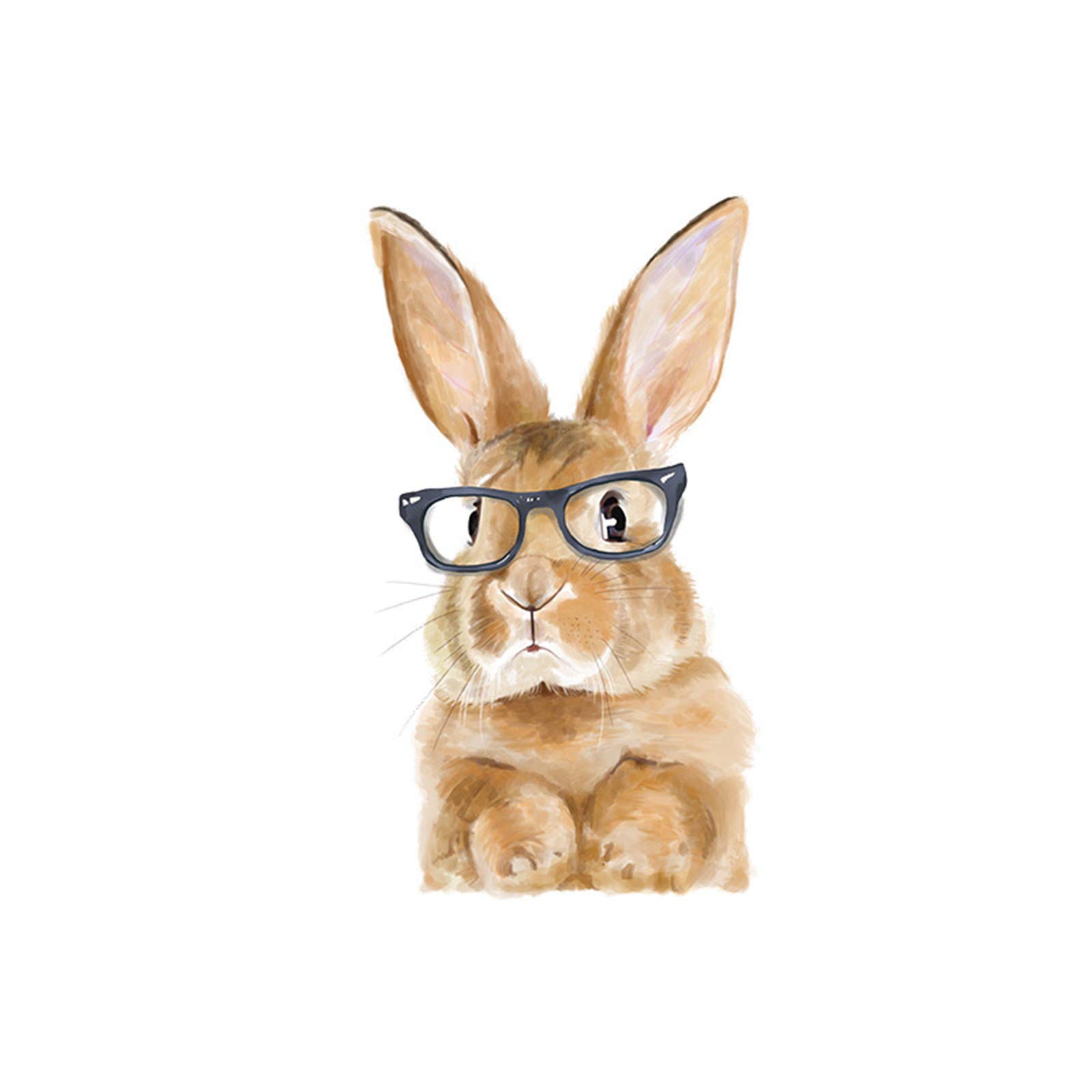 Creative Rabbit Wall Stickers - Cute Glass Decals for Home Decor, Living Room Wall Art, Nursery & Kids Room Decoration - Easy Peel & Stick Design for DIY Wall Decorating