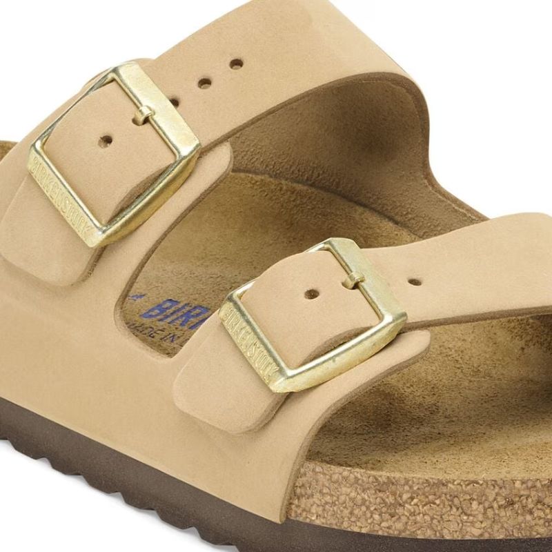 Arizona Women's Soft Nubuck Sandals - Comfortable Casual Sandals for Beach, Travel & Everyday Wear