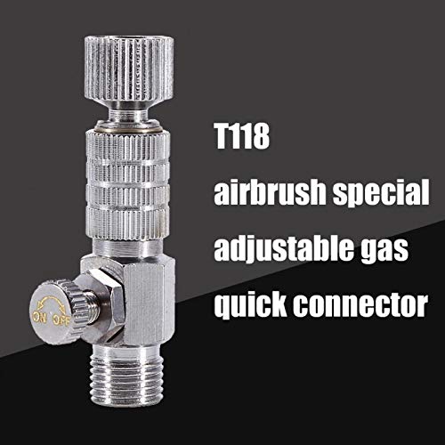 Durable Airbrush Coupling Connector - Anti-Corrosive Brass Fitting for Air Compressor | Easy Installation & Long Service Life | Perfect for Airbrush Painting, Model Making & DIY Projects