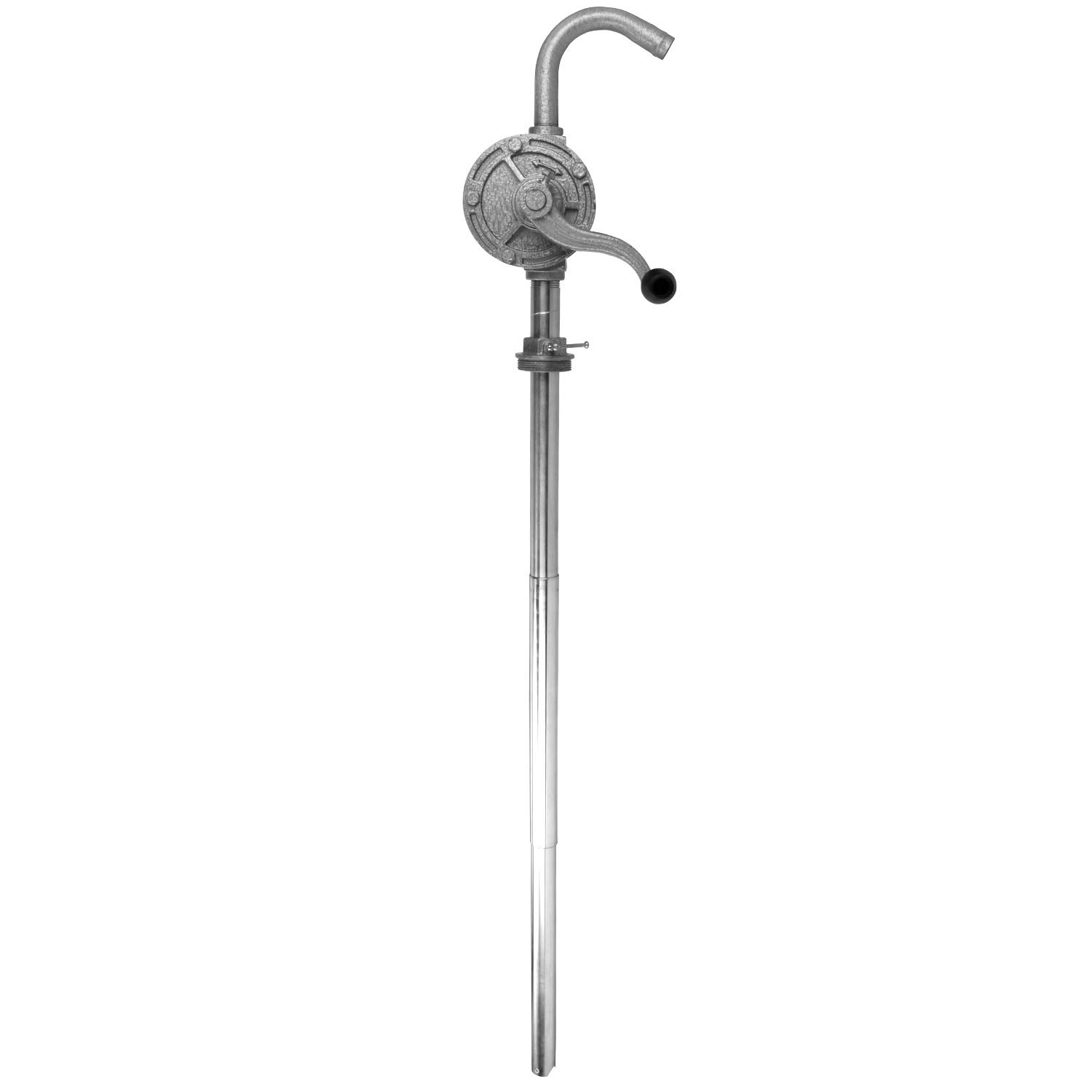 TERA PUMP Heavy Duty Steel & Cast Iron Rotary Hand Pump - 1.3 Gallon Capacity per 20 Rotations for Diesel, Oil & Medium Viscosity Liquids (Not for Water-Based Fluids) - Ideal for Farm Equipment, Industrial Machinery & Fuel Transfer Applications
