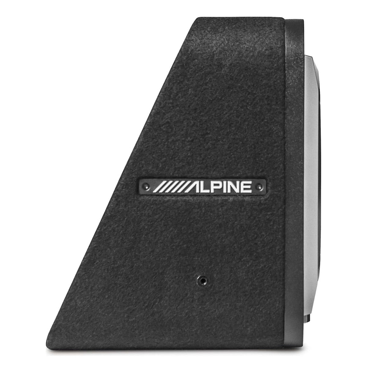 Alpine S2 SB8 Preloaded Subwoofer Wedge Enclosure - High-Performance Bass for Car Audio & Home Theater Systems