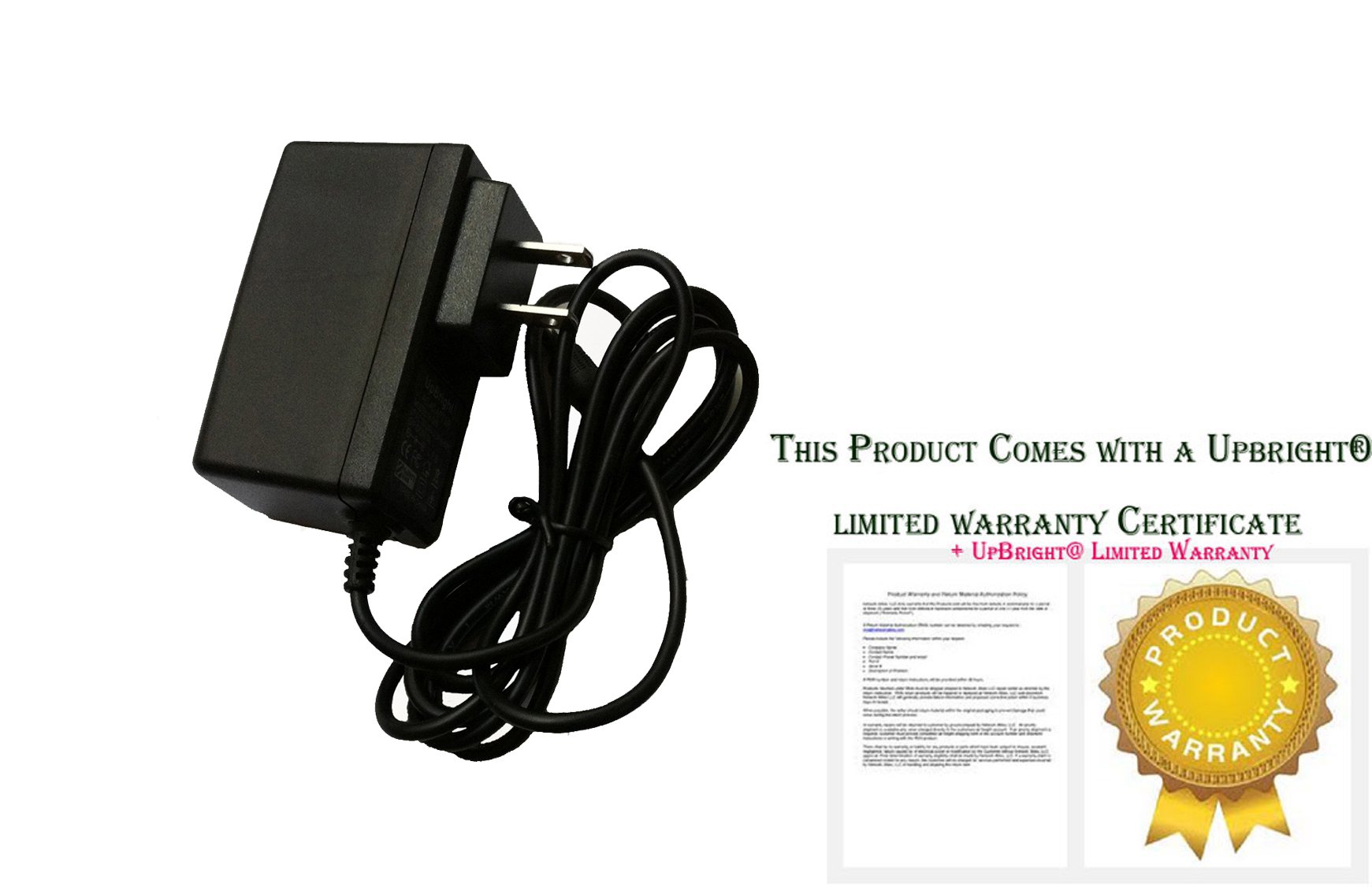 UpBright 5V 1.5A Mini USB AC/DC Power Adapter - Compatible with Tascam DR-40/DR-05/DR-07mkII Digital Recorders & GB-10 Guitar Trainer - Replacement Charger for Portable Audio Devices | Perfect for Home Studio Recording & Music Practice Sessions