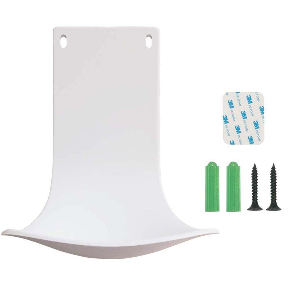 Cotn Soap Dispenser Drip Tray for Automatic, Wall Mount & Hand Sanitizer Dispenser - Easy to Clean Dispenser Stand & Bracket (White, Includes Nails) - Perfect for Bathroom, Kitchen & Office Hygiene