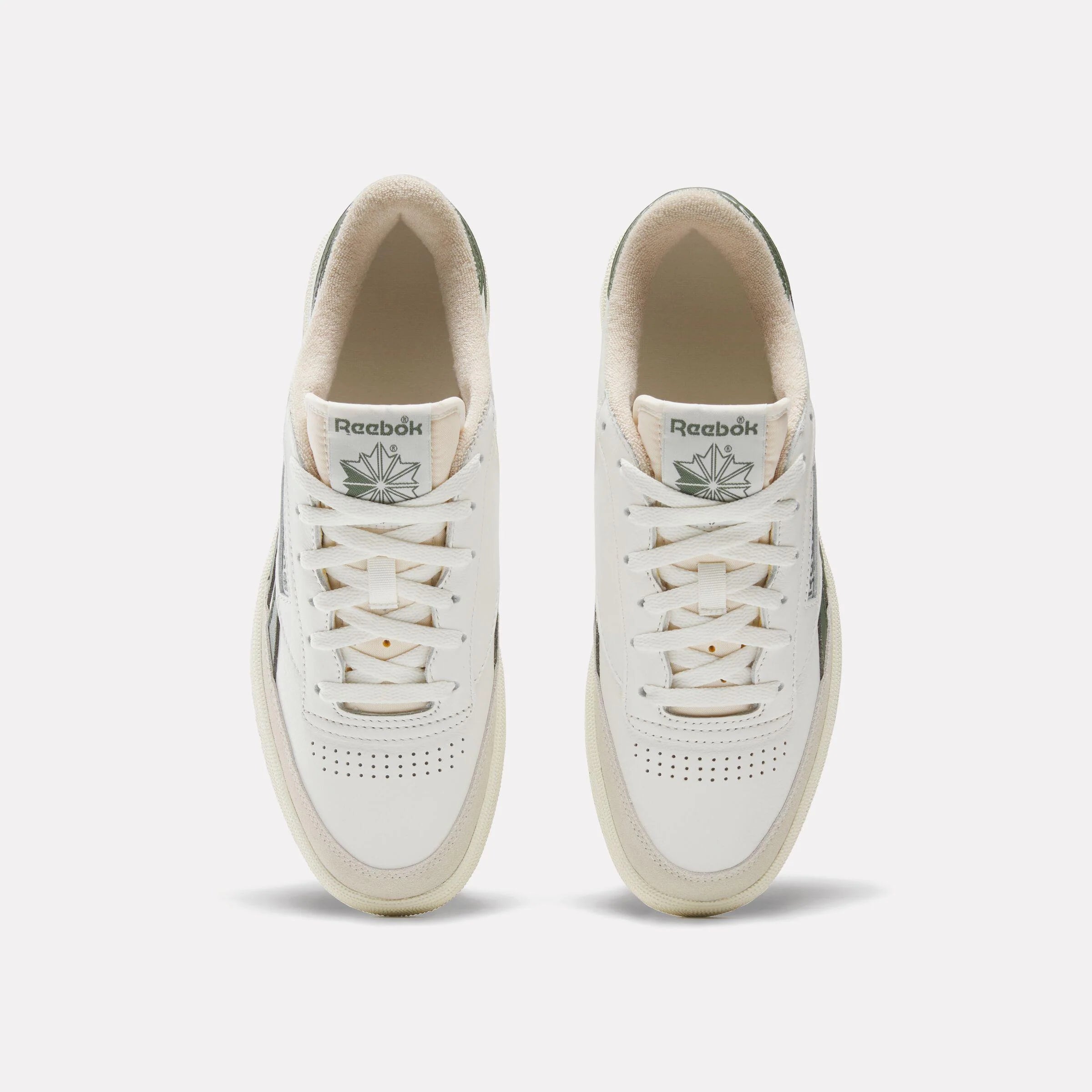 Men's Club C Revenge Sneakers - Classic White Leather Low-Top Shoes for Casual Wear & Street Style | Perfect for Everyday Outfits, Gym, and Urban Fashion