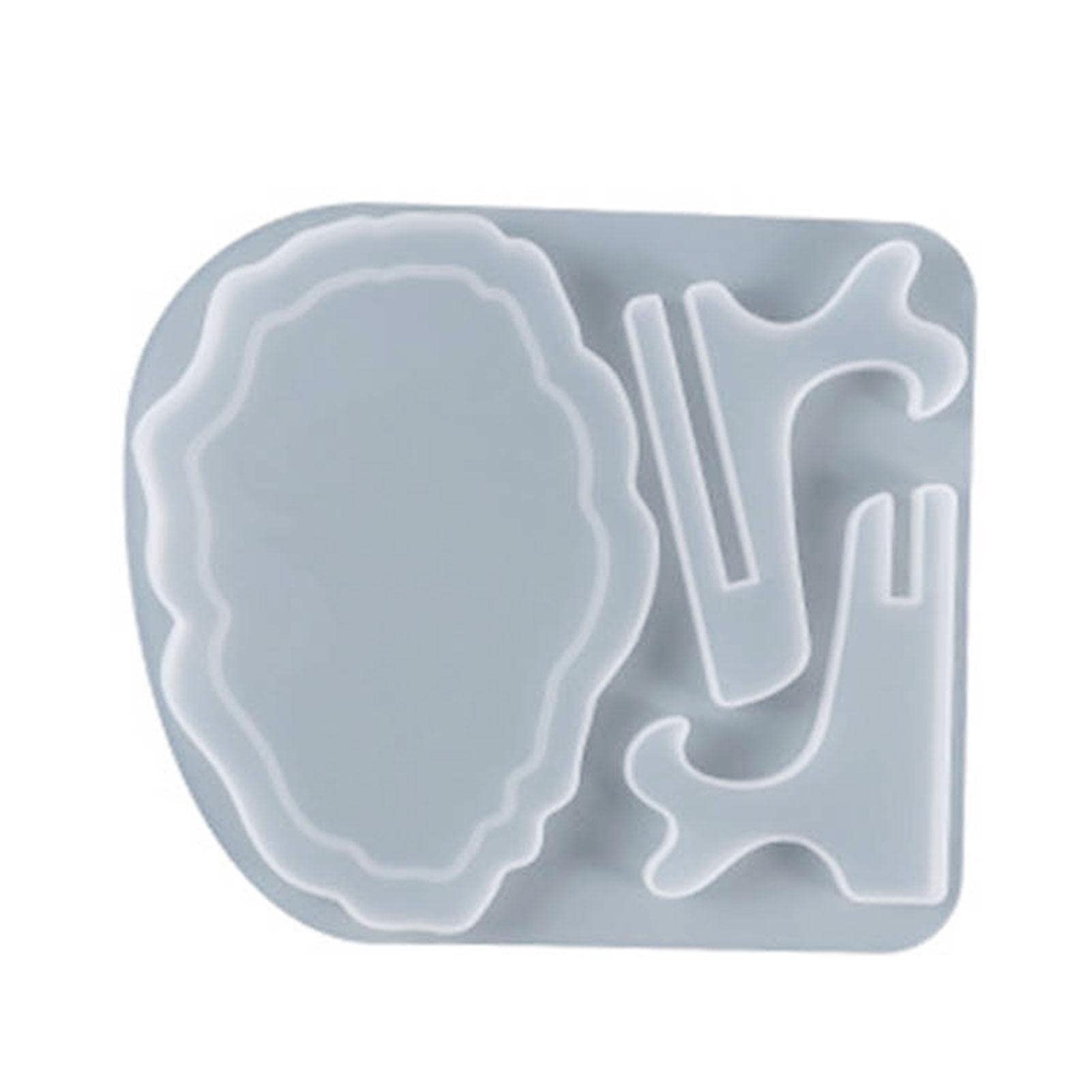 DIY Silicone Resin Photo Frame Mold - Rectangle, Oval & Irregular Epoxy Picture Frame & Display Stand Molds for Tabletop Decor | Perfect for Home Decor, Wedding Favors, Craft Projects & Personalized Gifts
