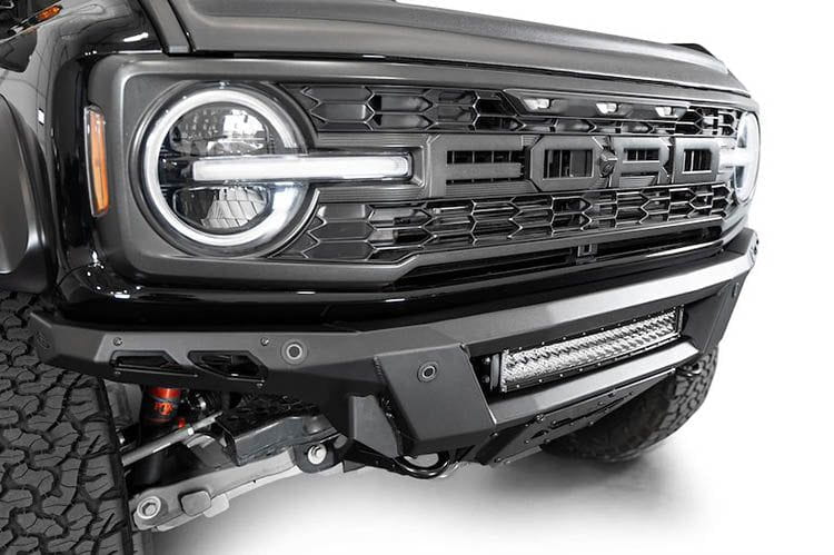 2022-2024 Ford Bronco Raptor Phantom Front Bumper ADD F260262110103 - Heavy Duty Off-Road Replacement Bumper for Adventure & Trail Riding