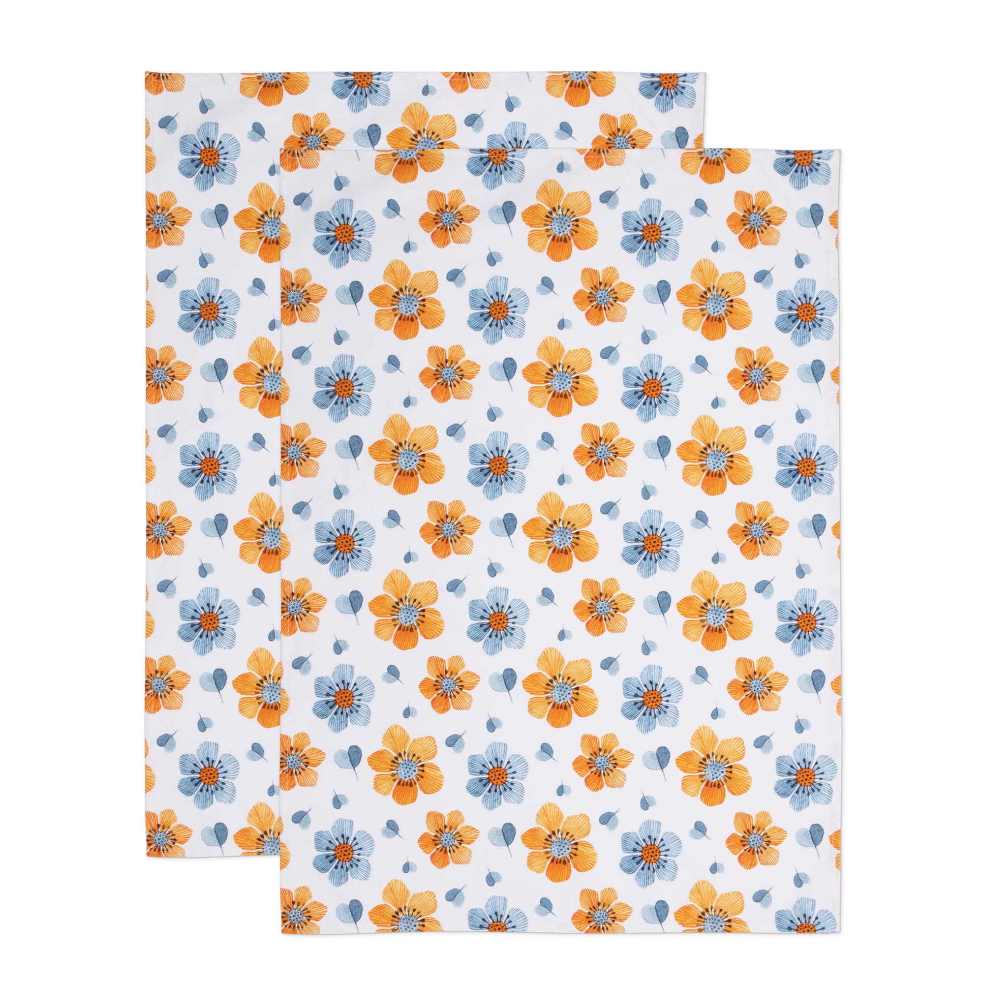 Premium UNICA Tea Towels Set of 2 - Absorbent & Stylish Kitchen Towels for Drying Dishes, Cleaning Countertops & Decor - Soft Cotton Dish Cloths for Everyday Use in Home & Restaurant Kitchens