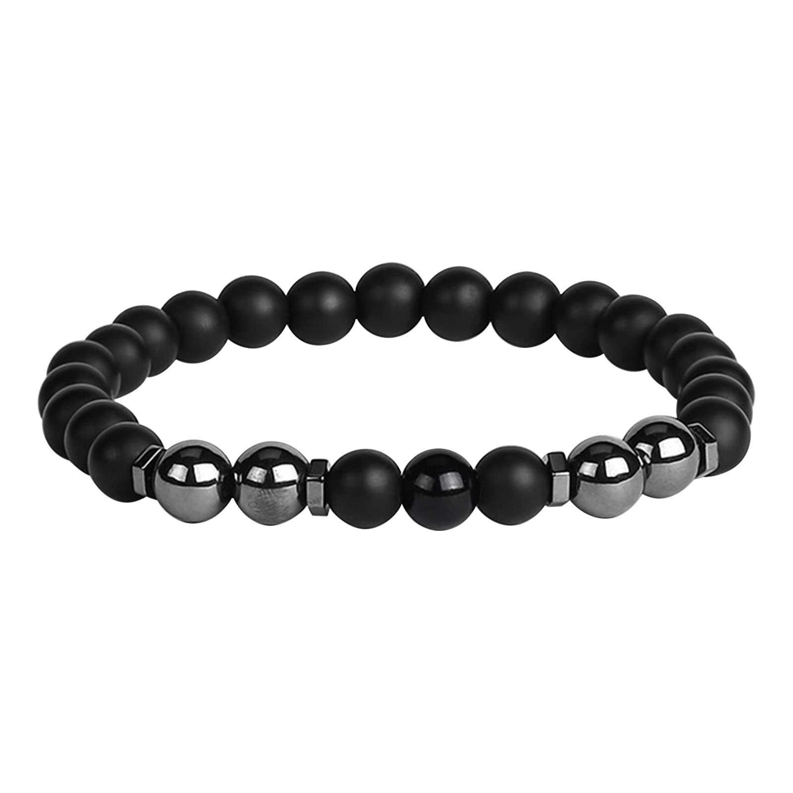 Stylish Black Obsidian Magnetic Anklet Bracelet - Slimming Health Care, Natural Energy Protection Jewelry for Women & Men - Perfect Gift for Mother, Dad & Loved Ones - Ideal for Meditation, Yoga & Daily Wellness
